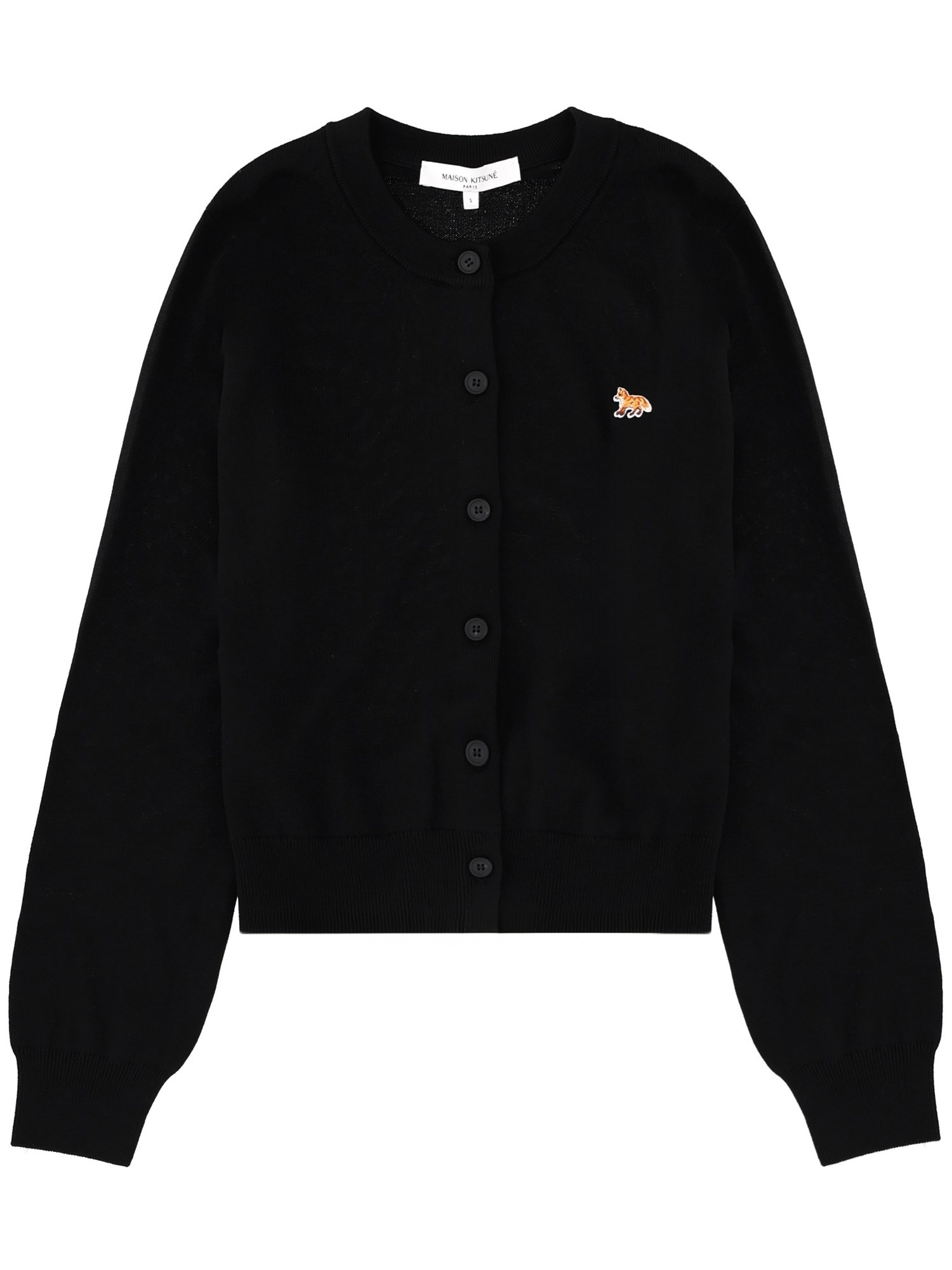 Maison Kitsuné "baby Fox" Cardigan In Multi