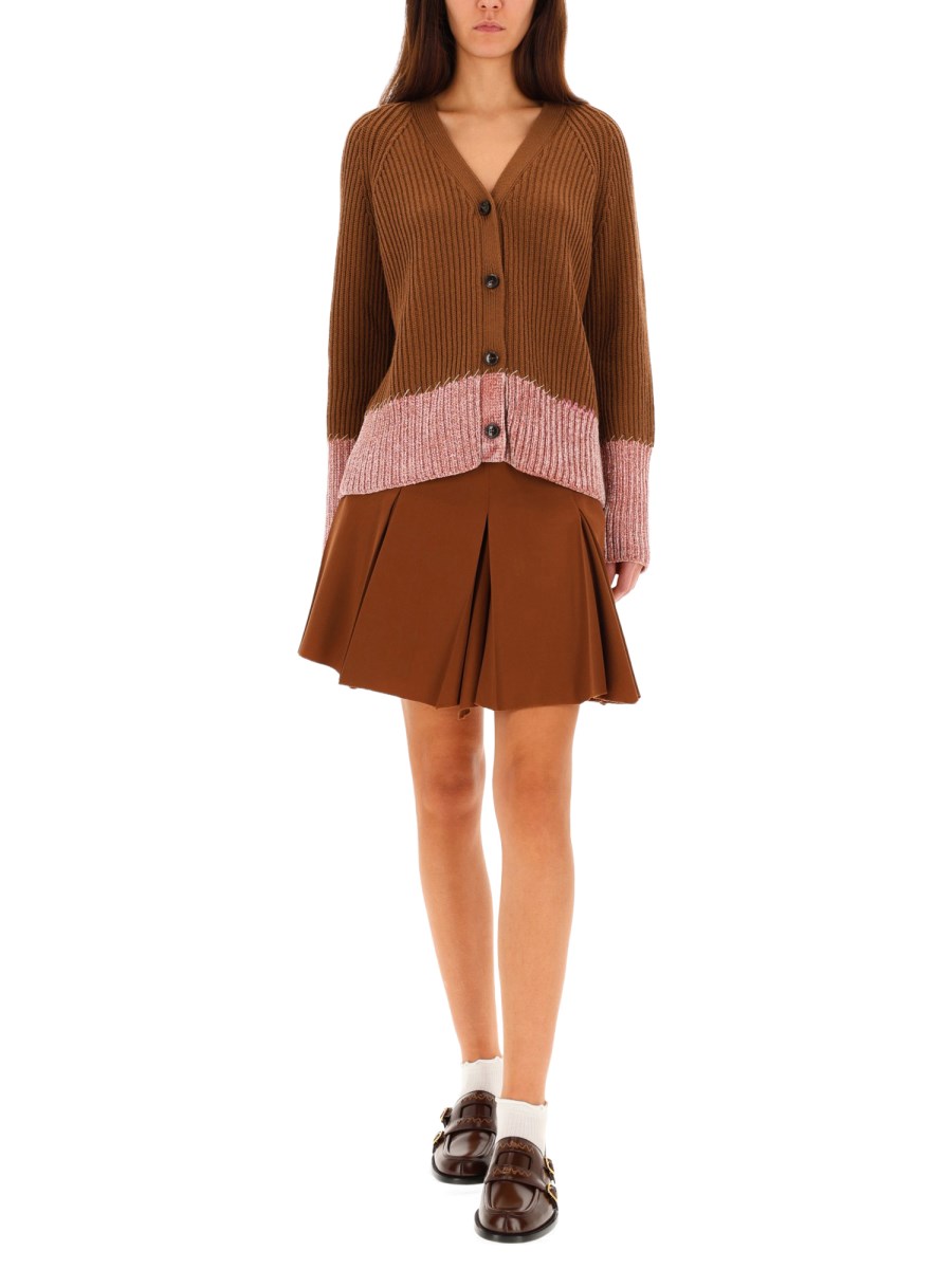CARDIGAN CON MOTIVO “COLOUR BLOCK”