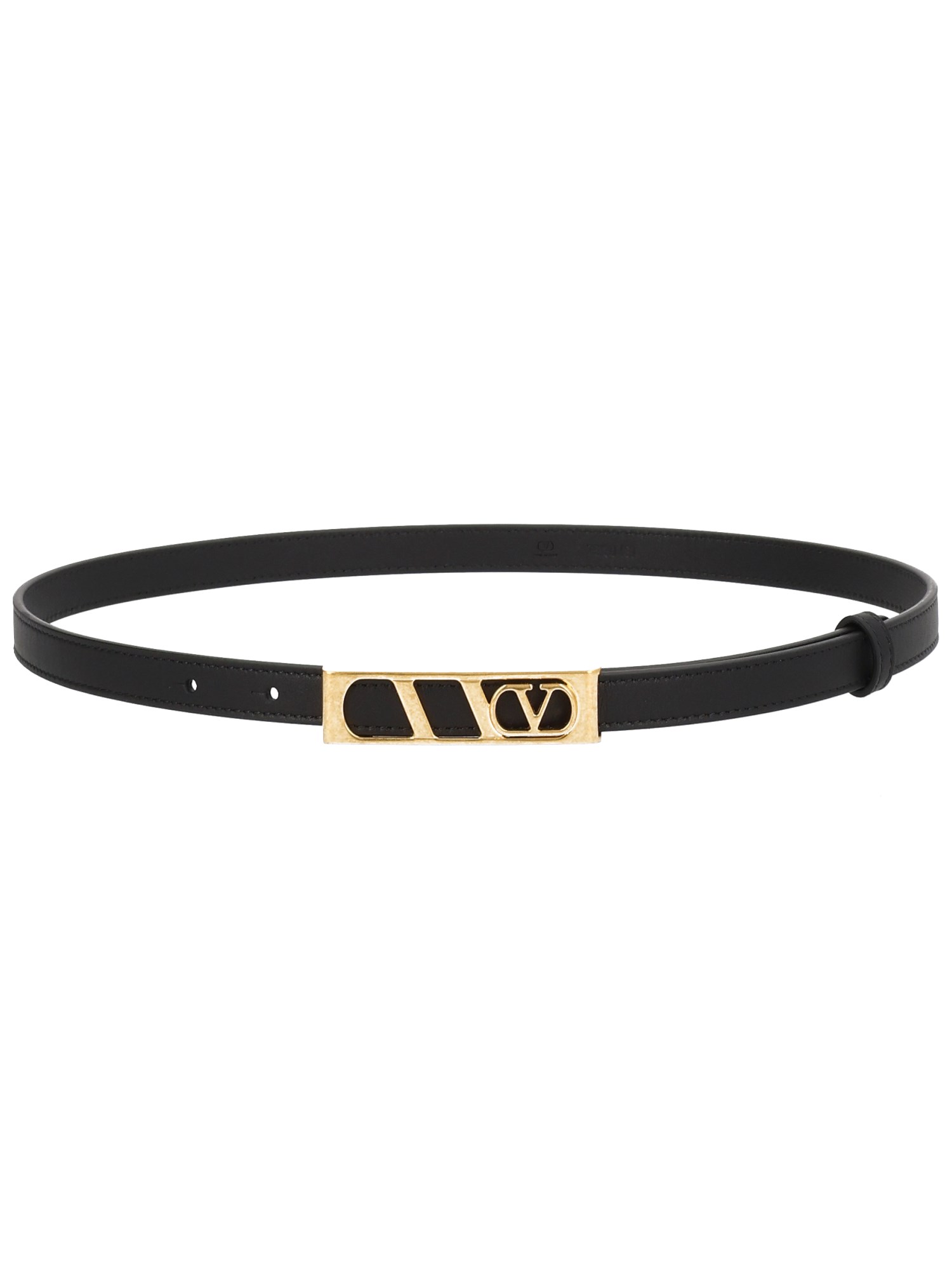 Valentino Garavani "vlogo Signature" Belt In Black