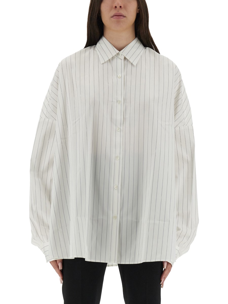 CAMICIA A RIGHE IN COTONE