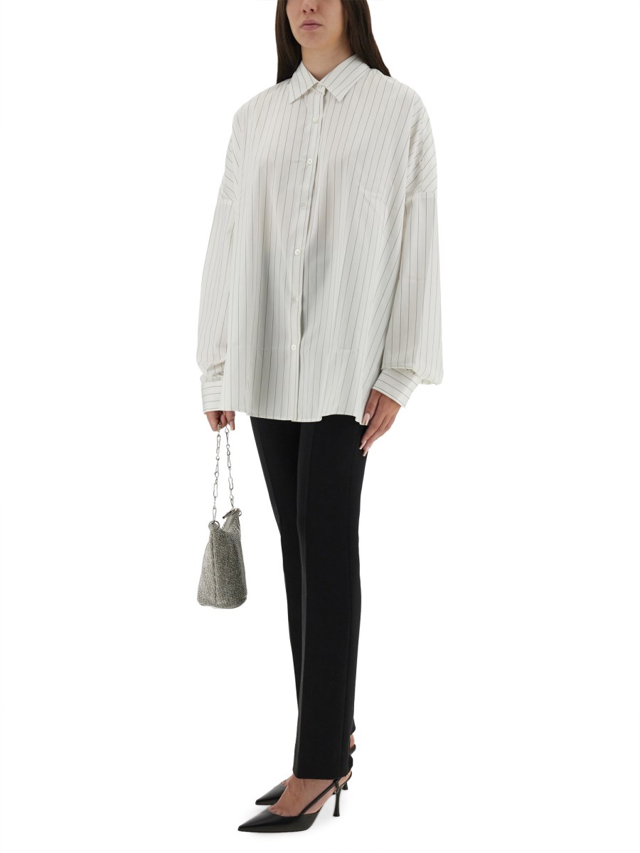 CAMICIA A RIGHE IN COTONE
