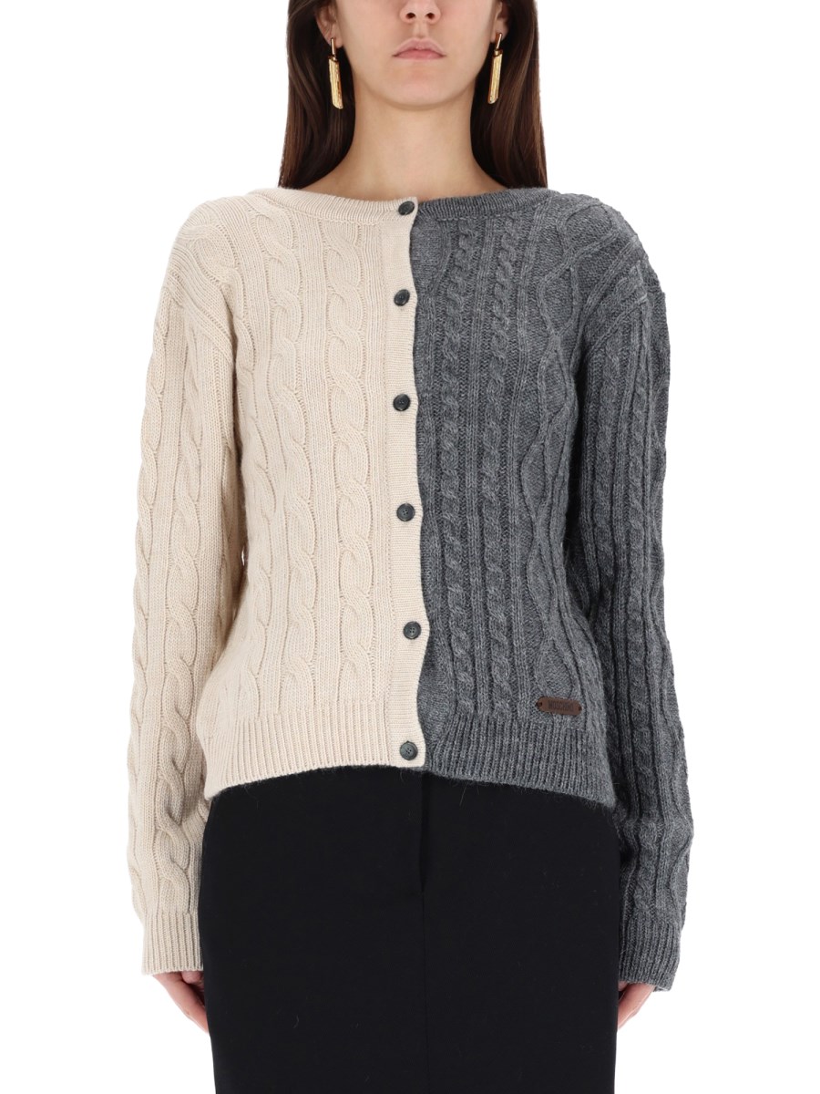 CARDIGAN BICOLOR 