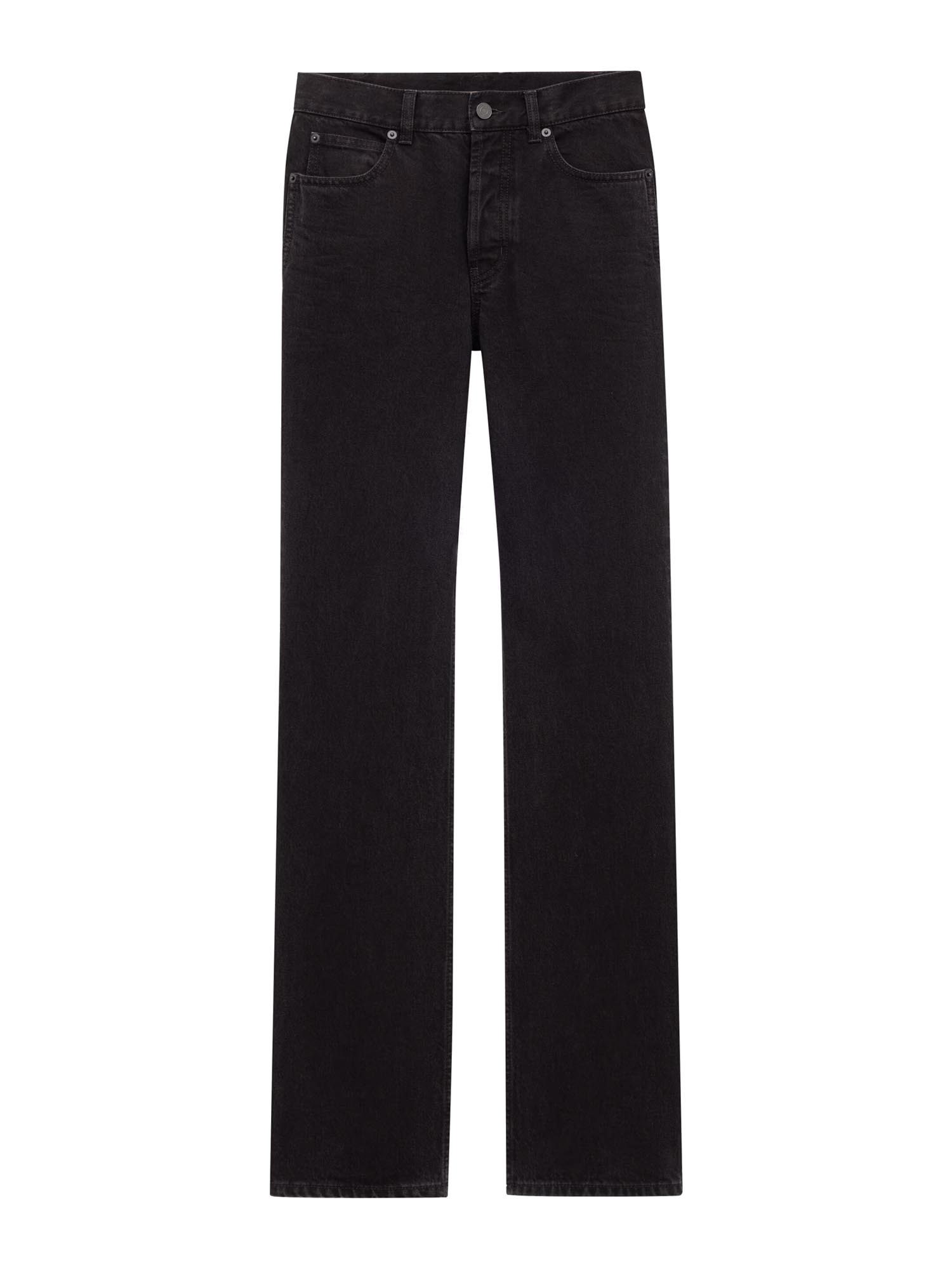 Saint Laurent Low Waist Jeans Nico In Black