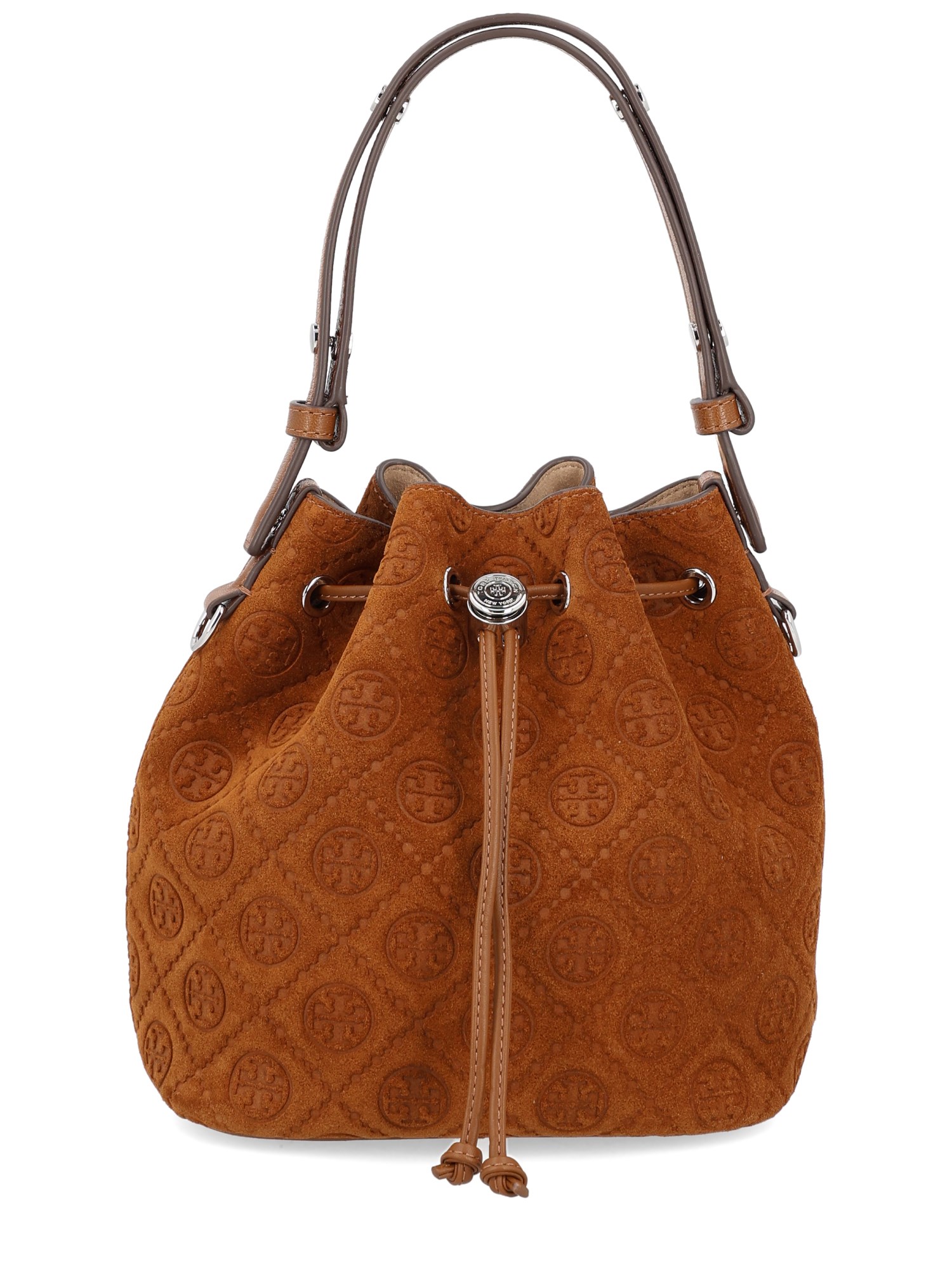 Tory Burch "t Monogram" Bag In Brown