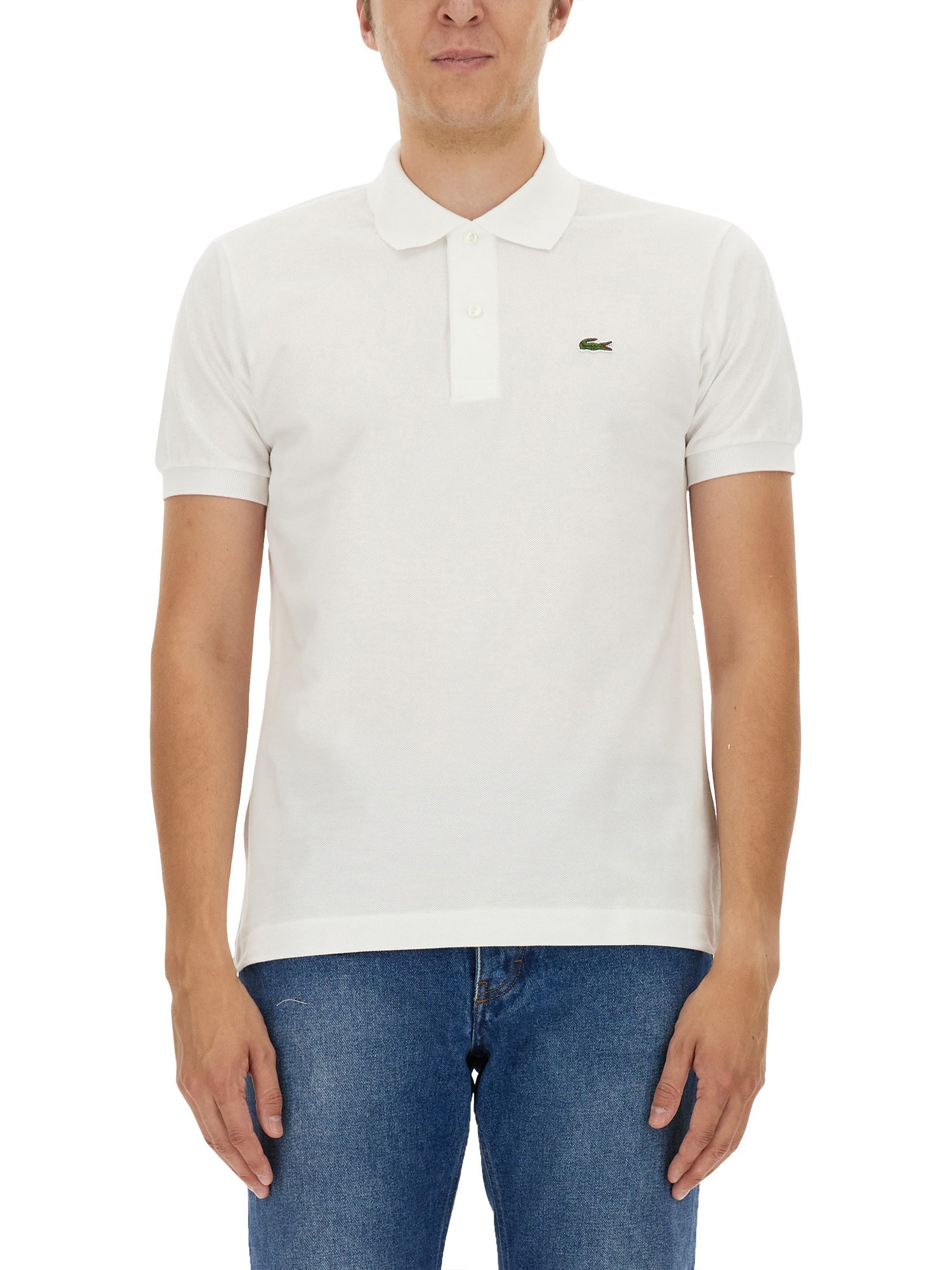 Lacoste Classic Polo. In White