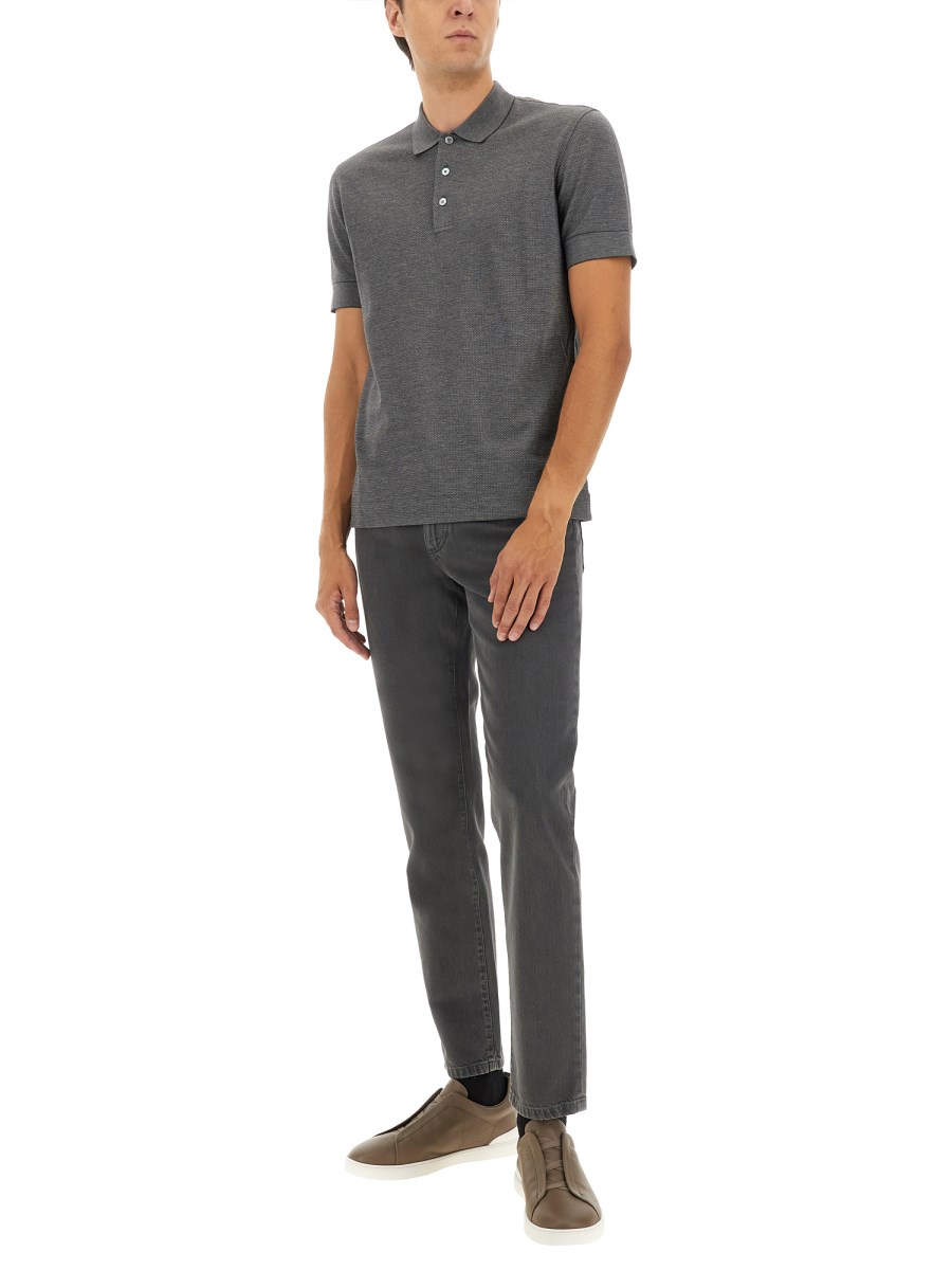 POLO IN MISTO COTONE 