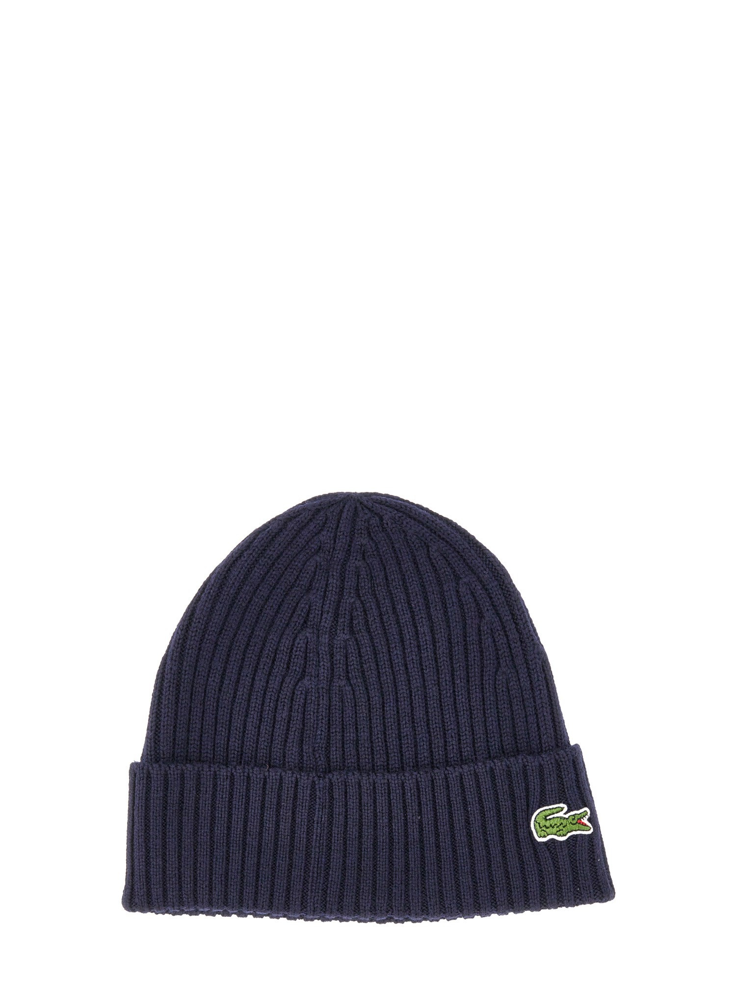 Lacoste Beanie Hat In Blue