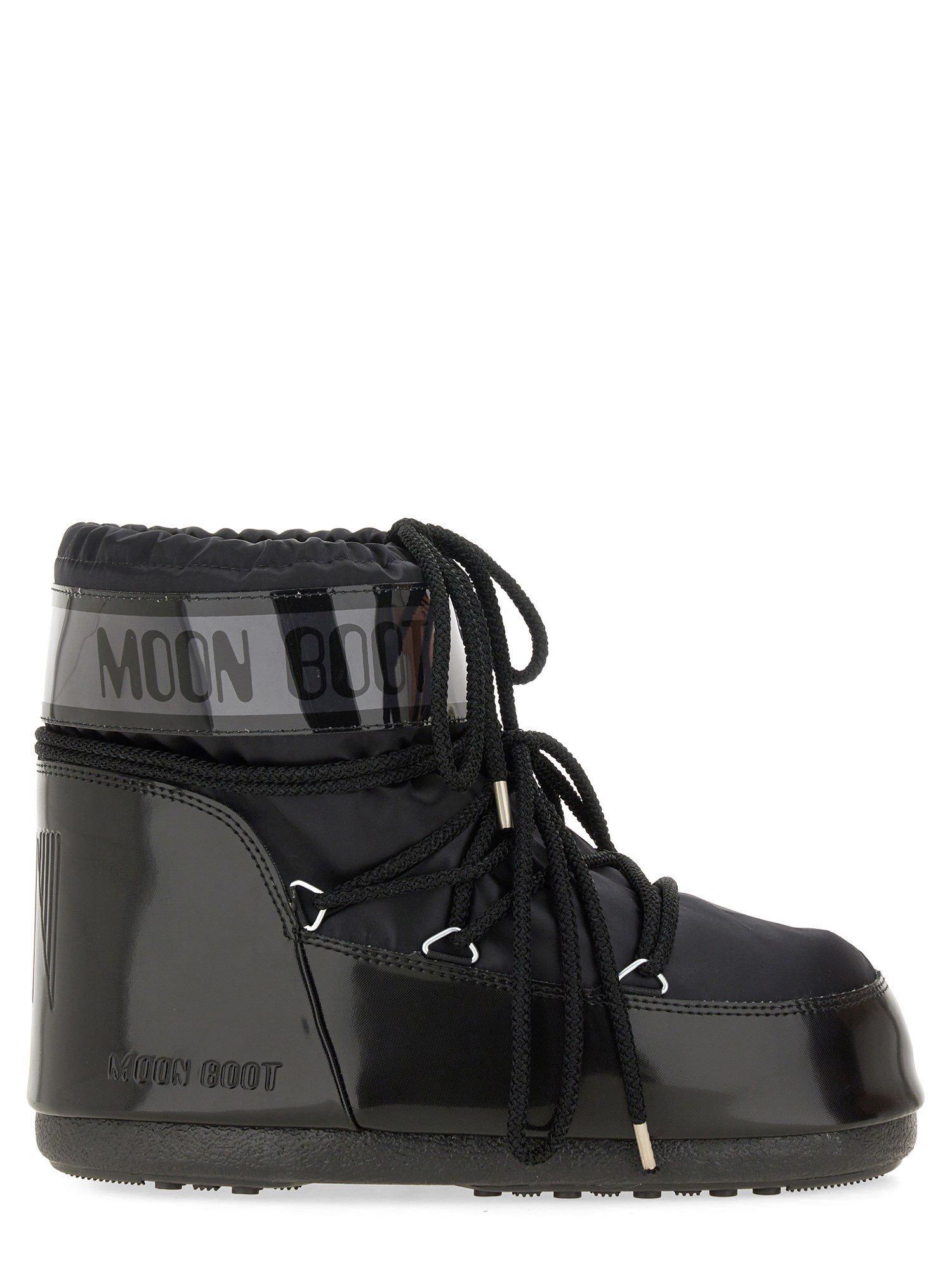 Moon Boot Lace-up Boots In Black