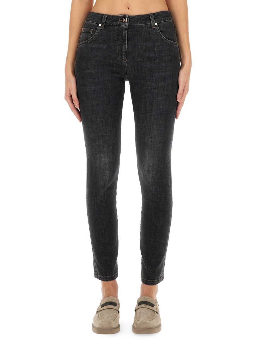 PANTALONE SLIM FIT IN DENIM