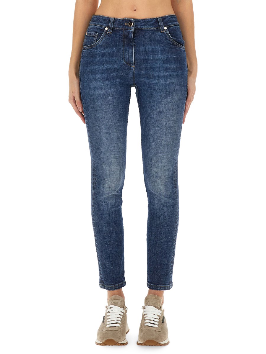 PANTALONE SLIM FIT IN DENIM