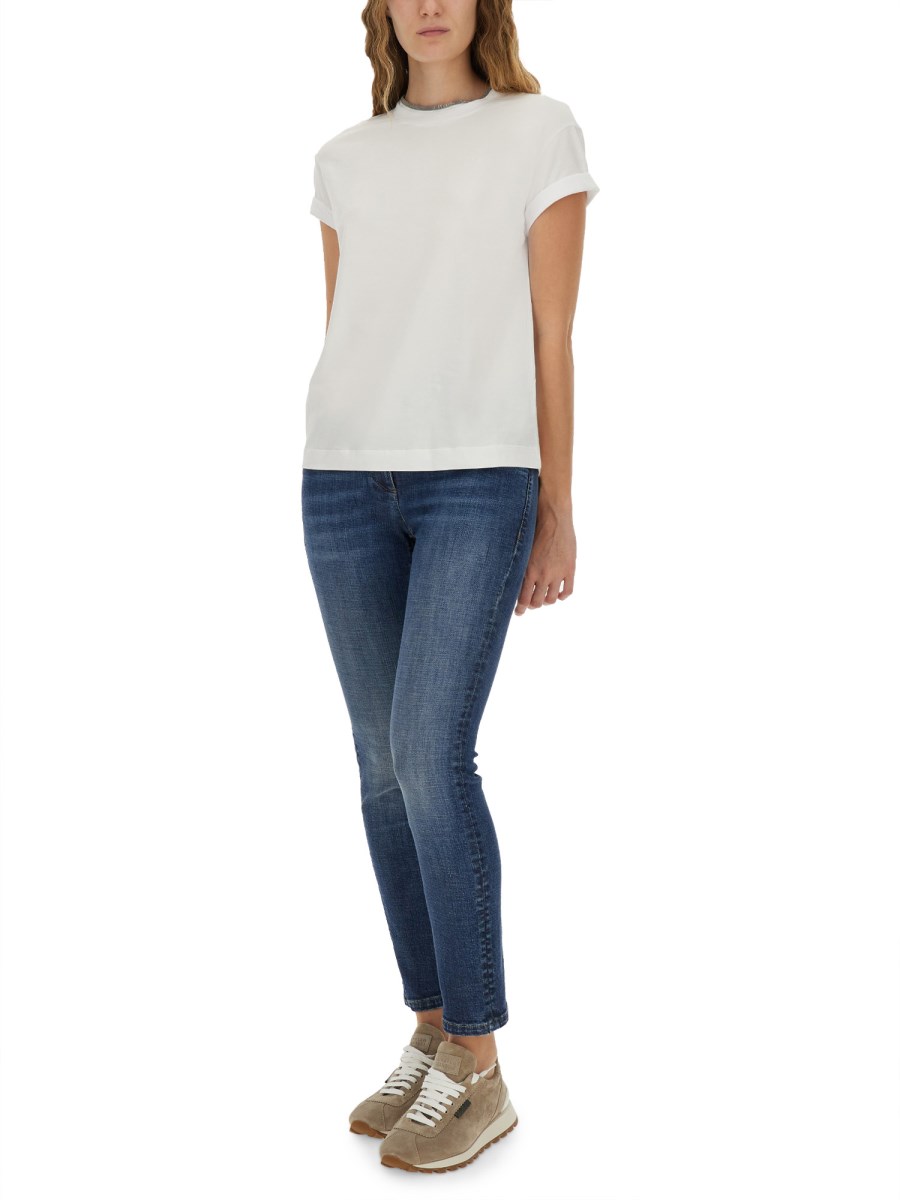PANTALONE SLIM FIT IN DENIM