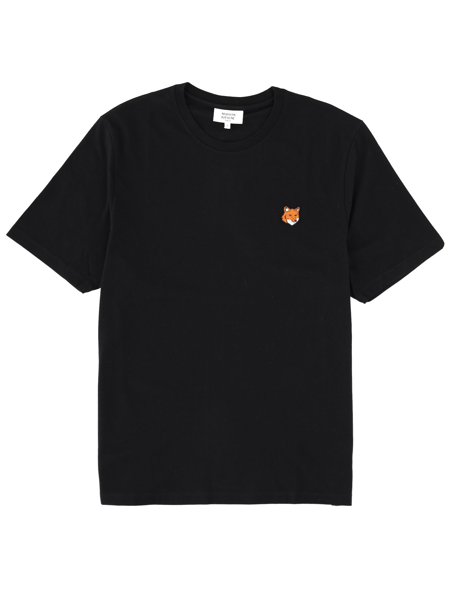 Maison Kitsuné Maison Kitsune Fox Head T Shirt In Black