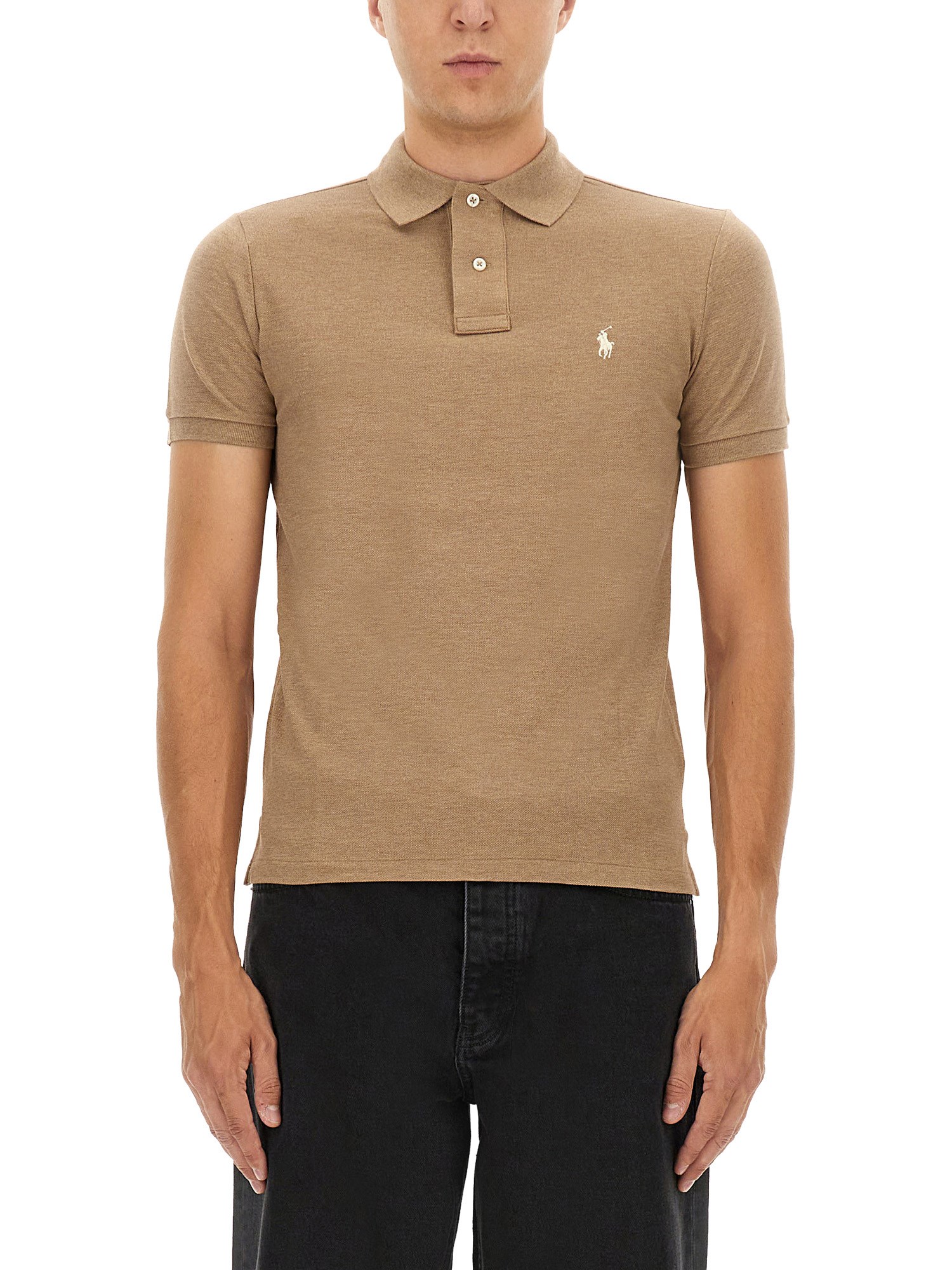 Polo Ralph Lauren Cotton Polo In Brown