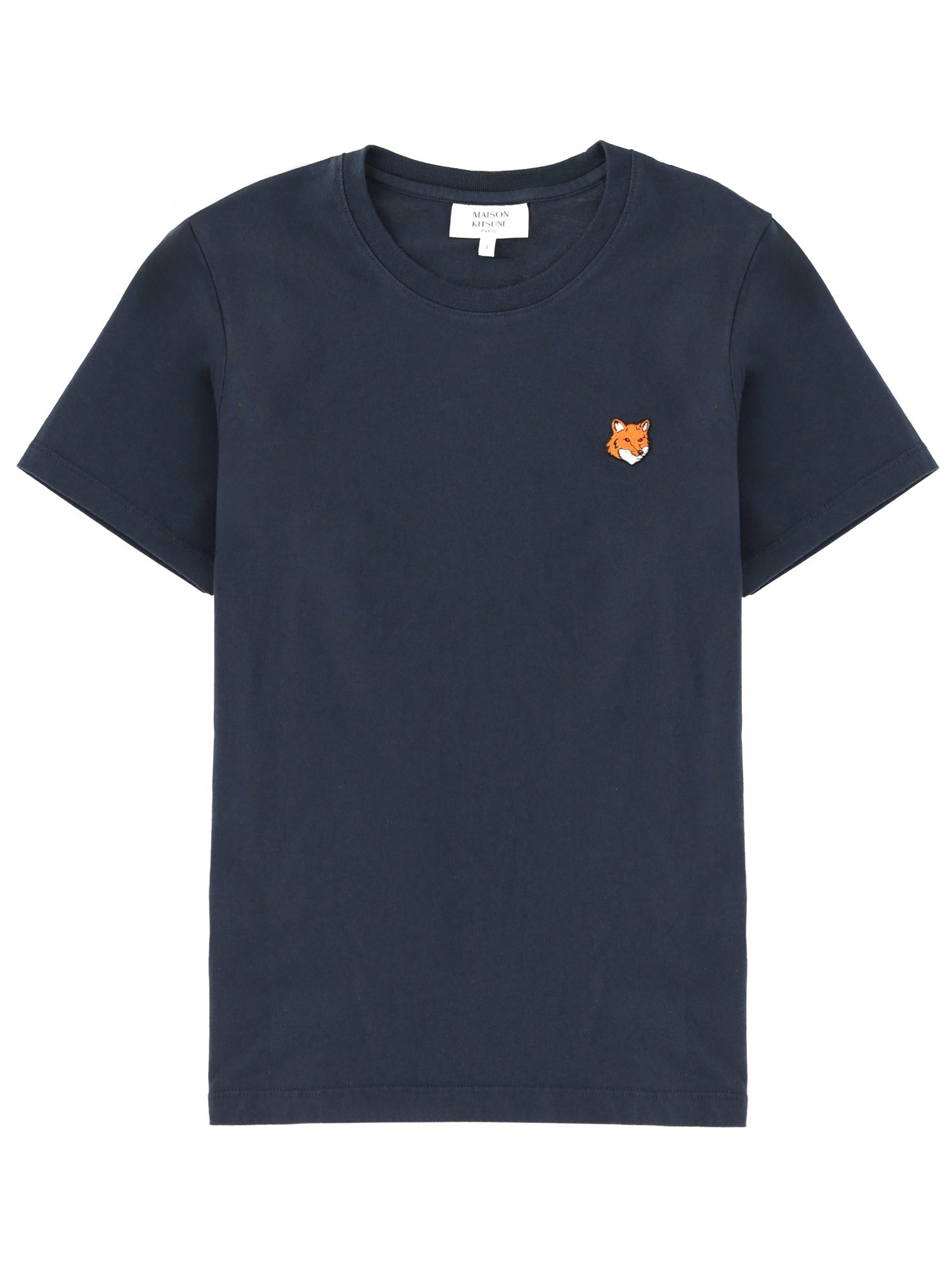 Maison Kitsuné "fox Head" T-shirt In Blue