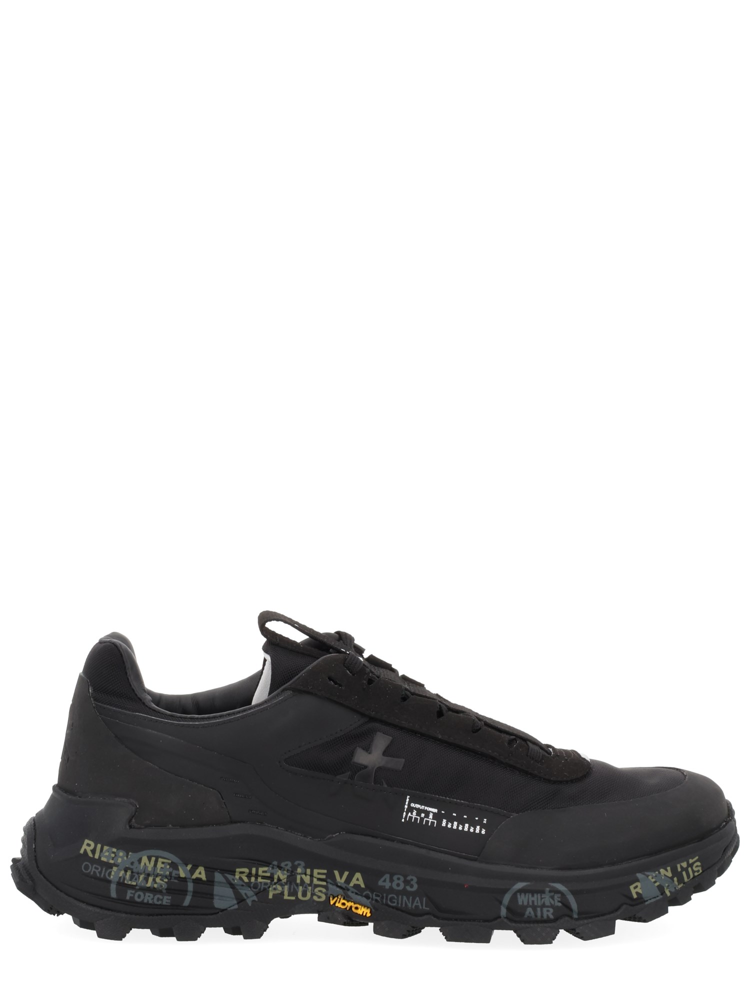 Premiata Devin Sneakers In Black Fabric In Black