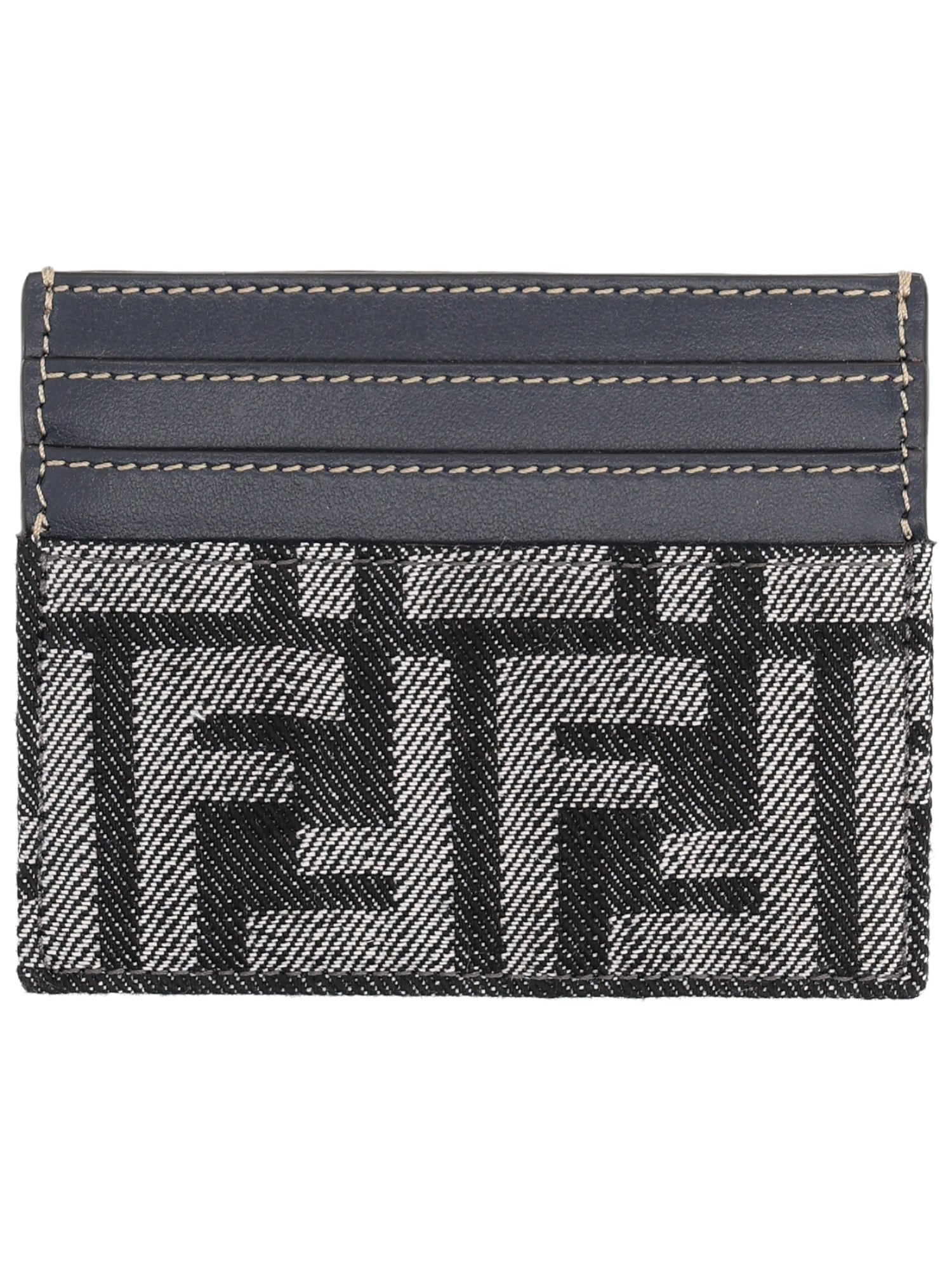 Fendi Card Holder "baguette" In Brown