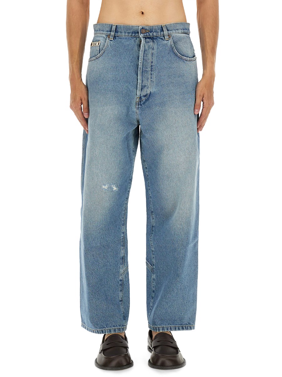 JEANS IN DENIM DI COTONE 