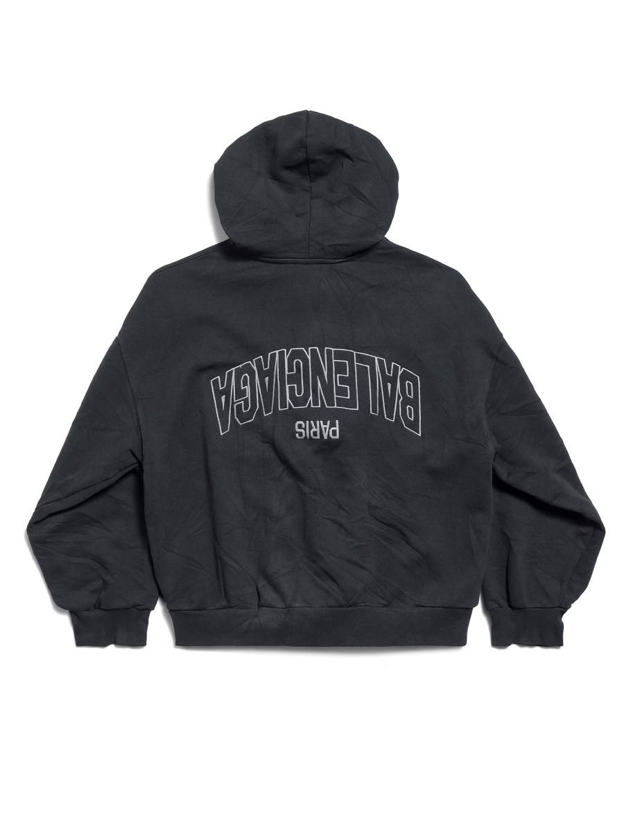 FELPA CON ZIP FLIPPED