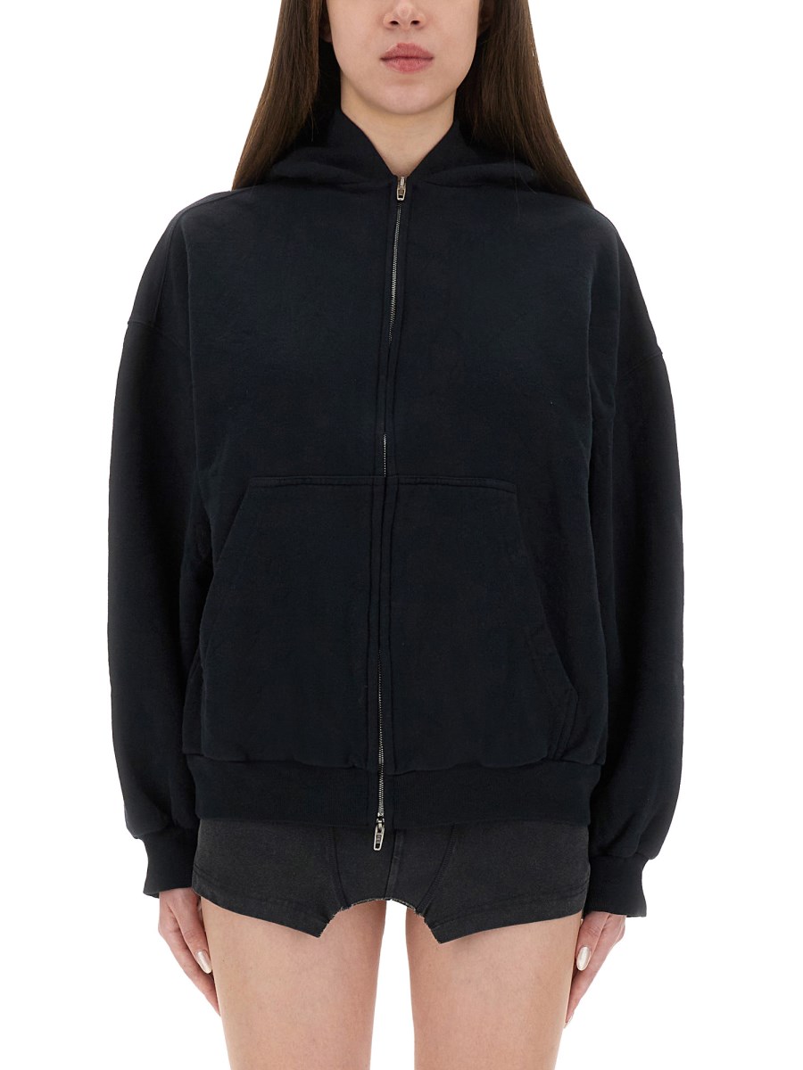 FELPA CON ZIP FLIPPED