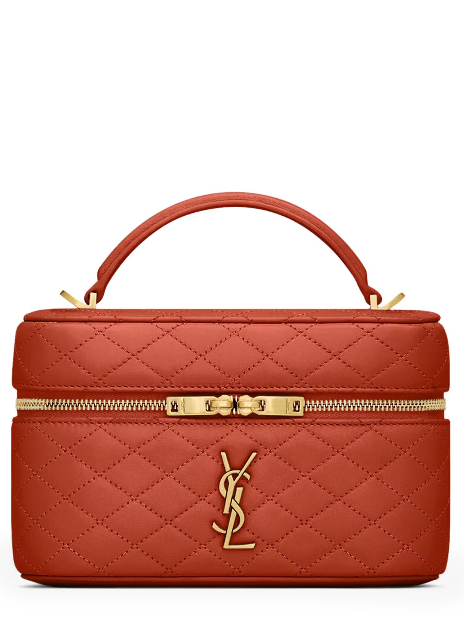 Saint Laurent Mini "vanity Gaby" Bag In Red
