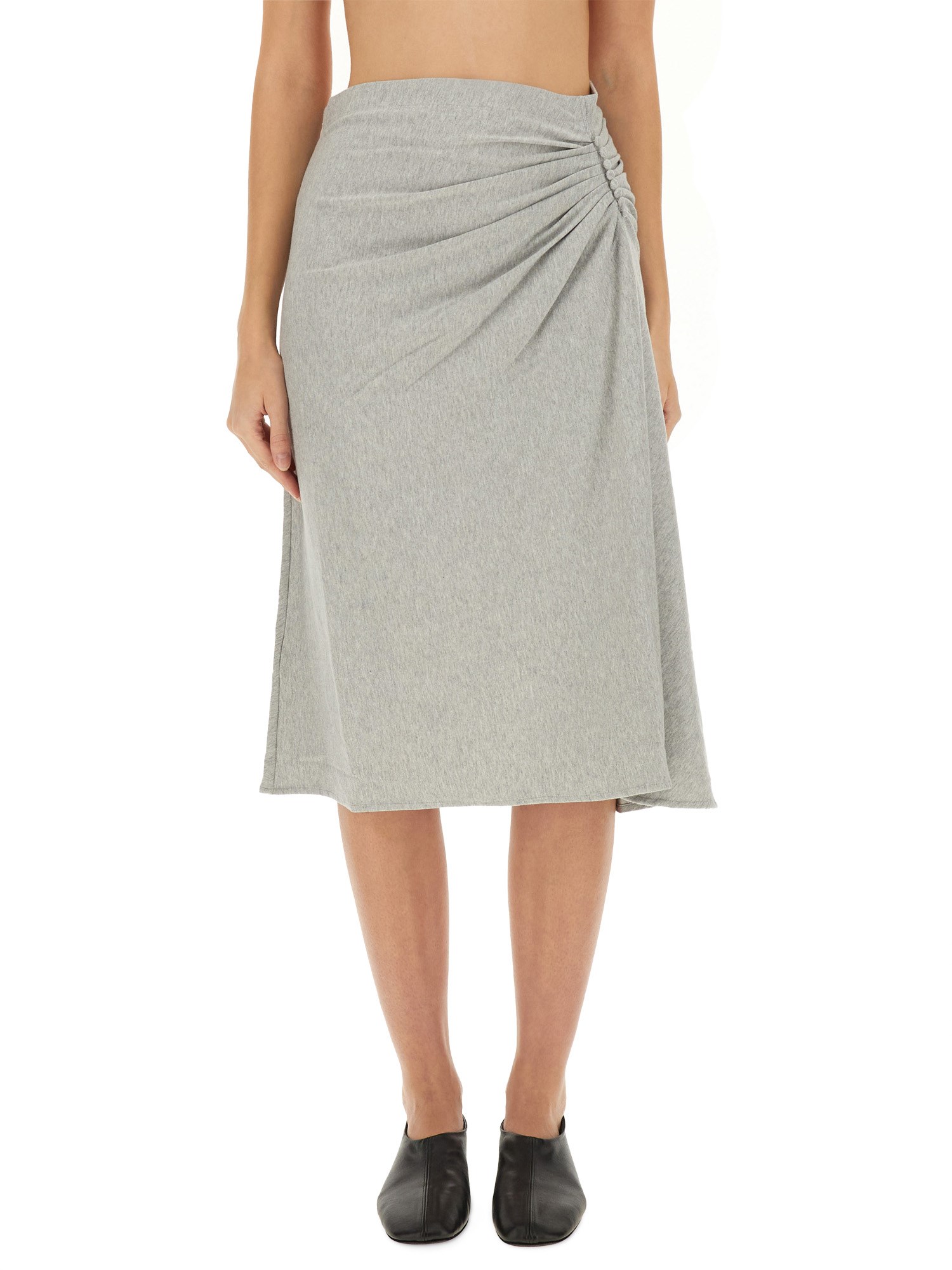 dries van noten draped “hevira” skirt