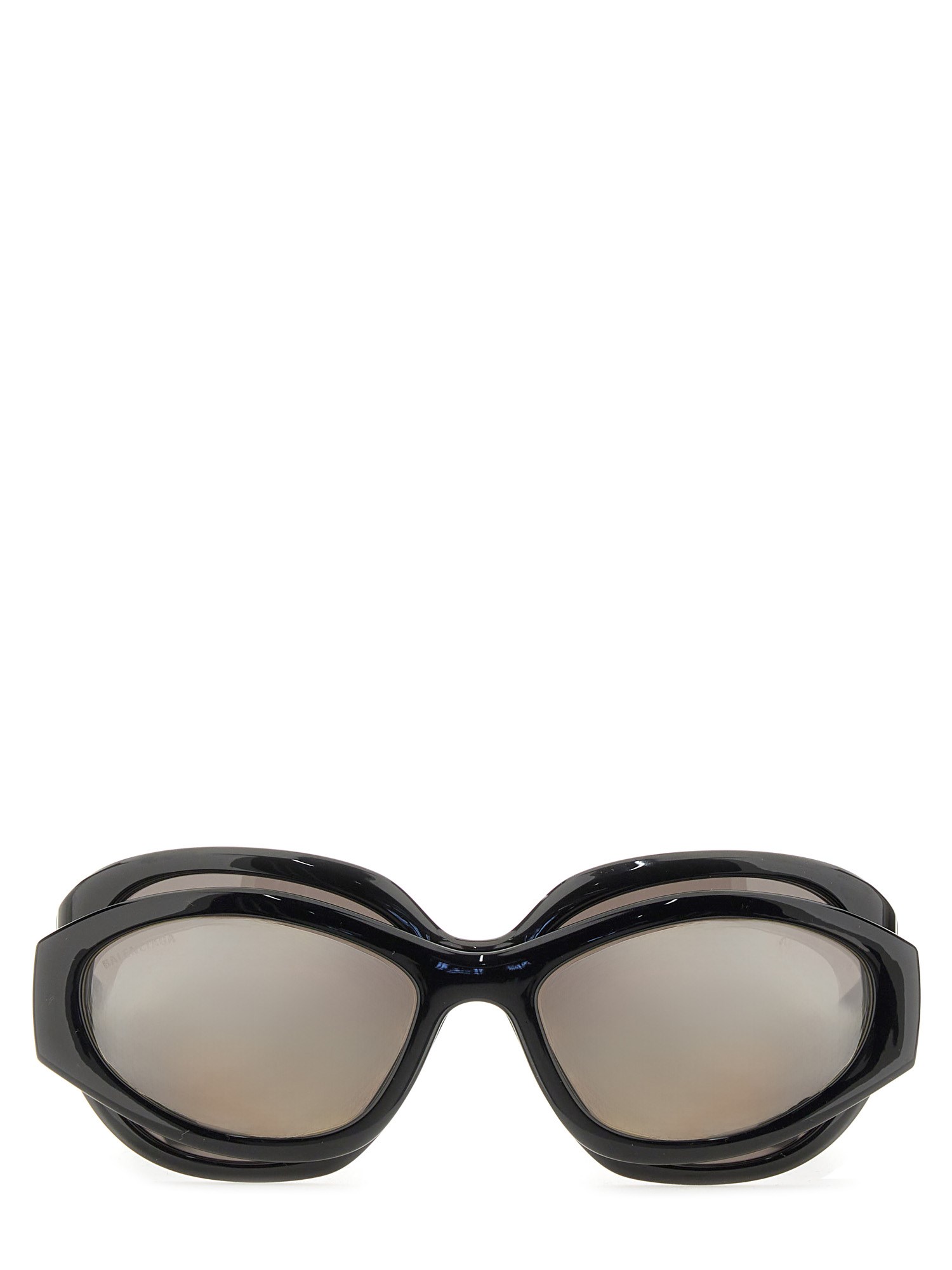 Balenciaga "superbusy Round" Sunglasses In Black