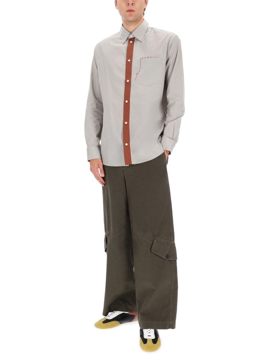 CAMICIA CON LOGO RICAMATO