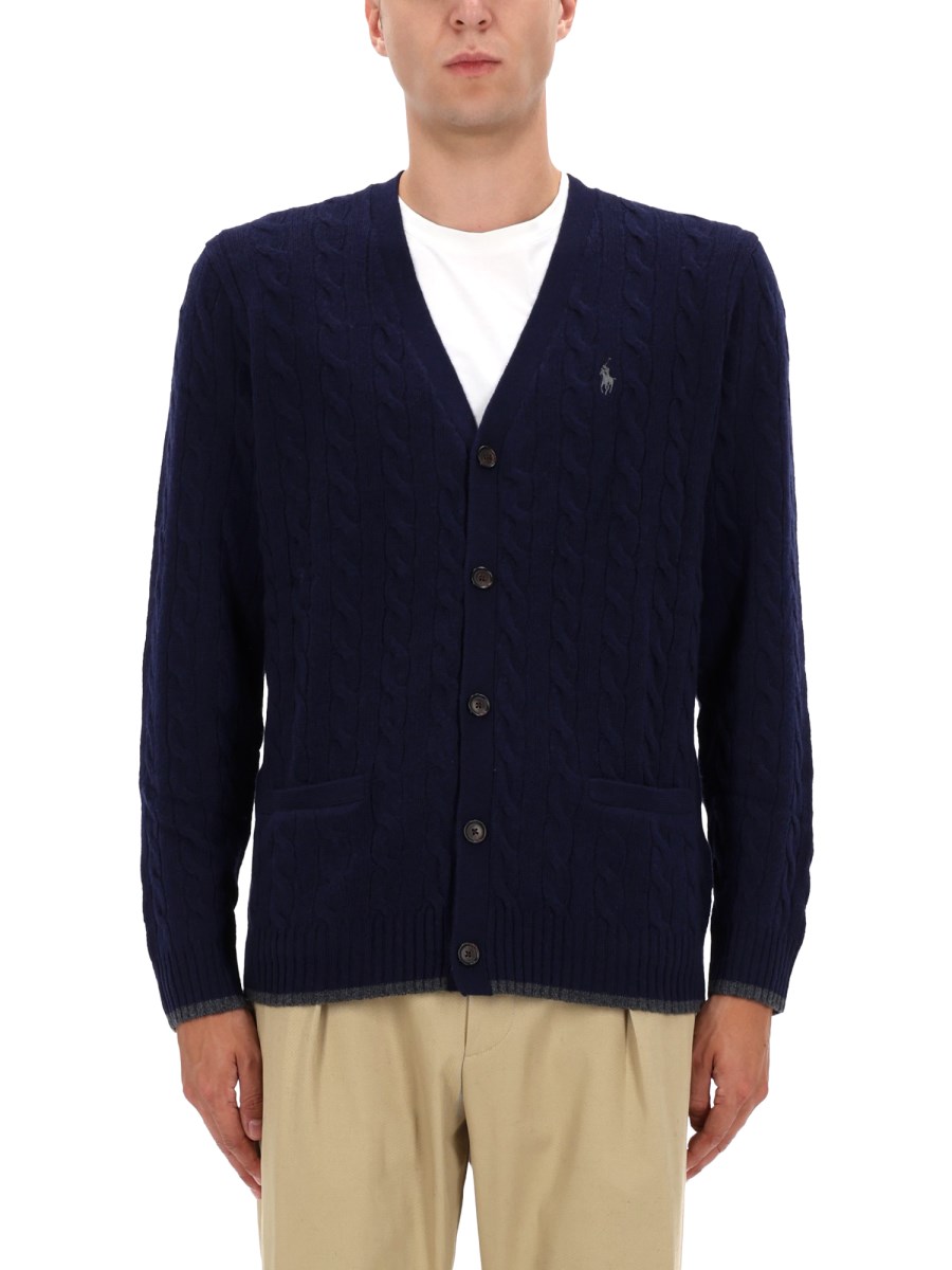 CARDIGAN A TRECCE