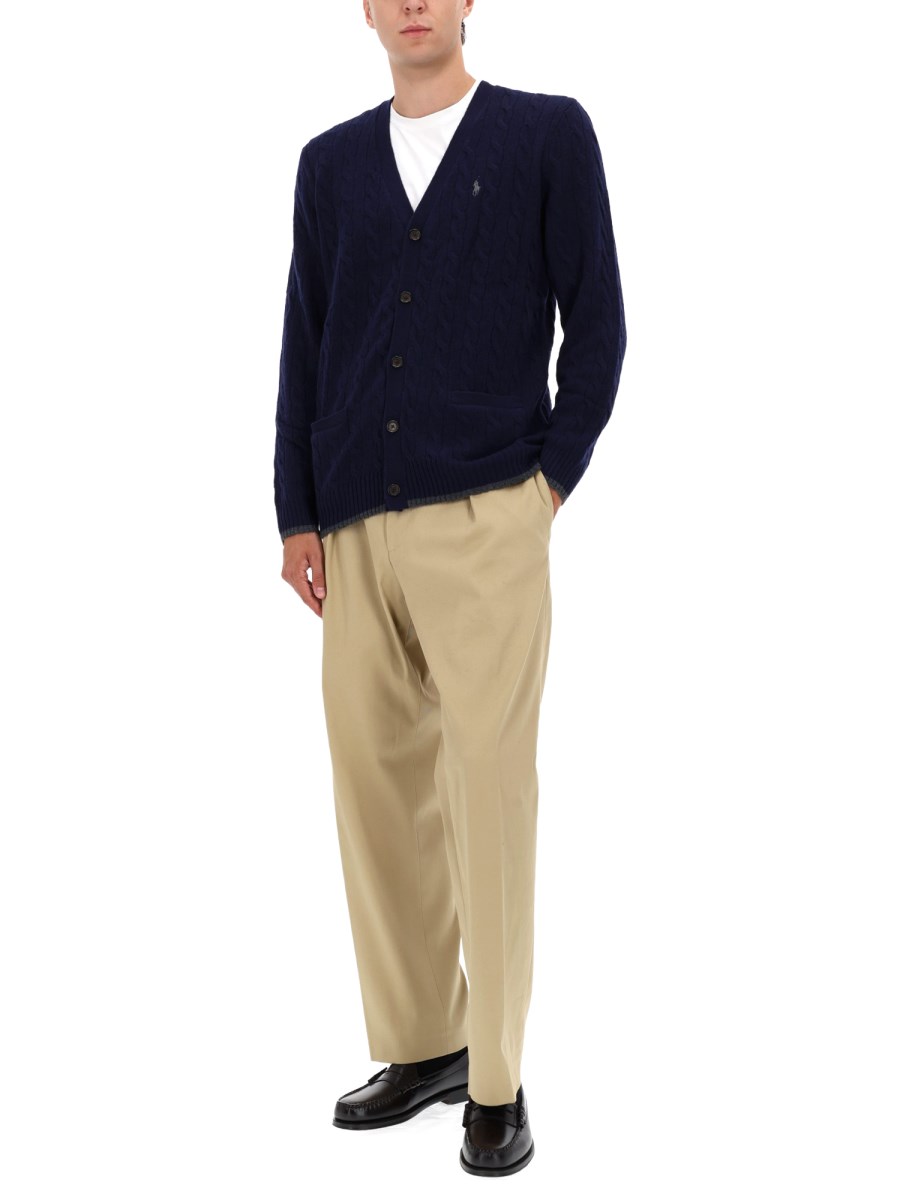 CARDIGAN A TRECCE