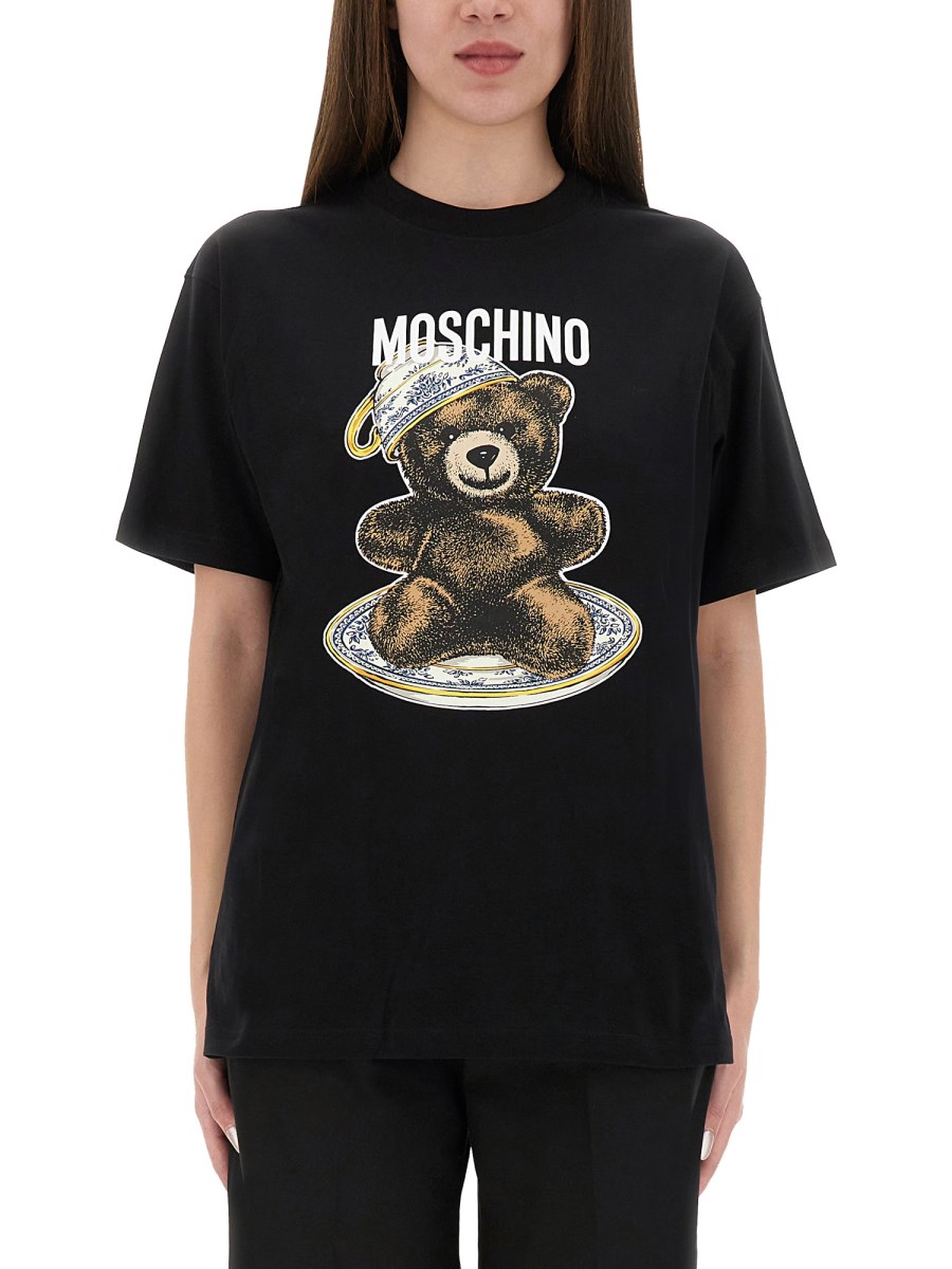 T-SHIRT CON STAMPA TEDDY