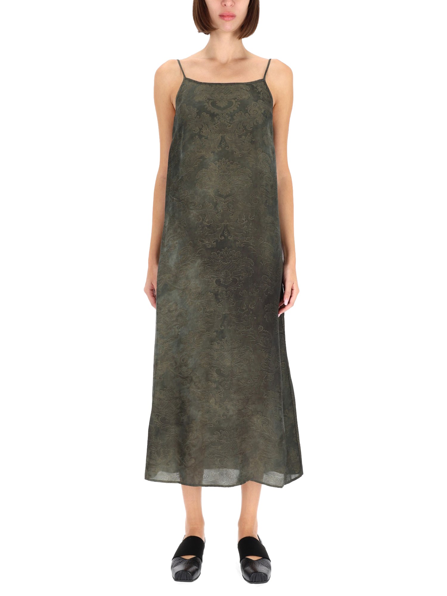 Uma Wang Anaya Midi Dress In Green