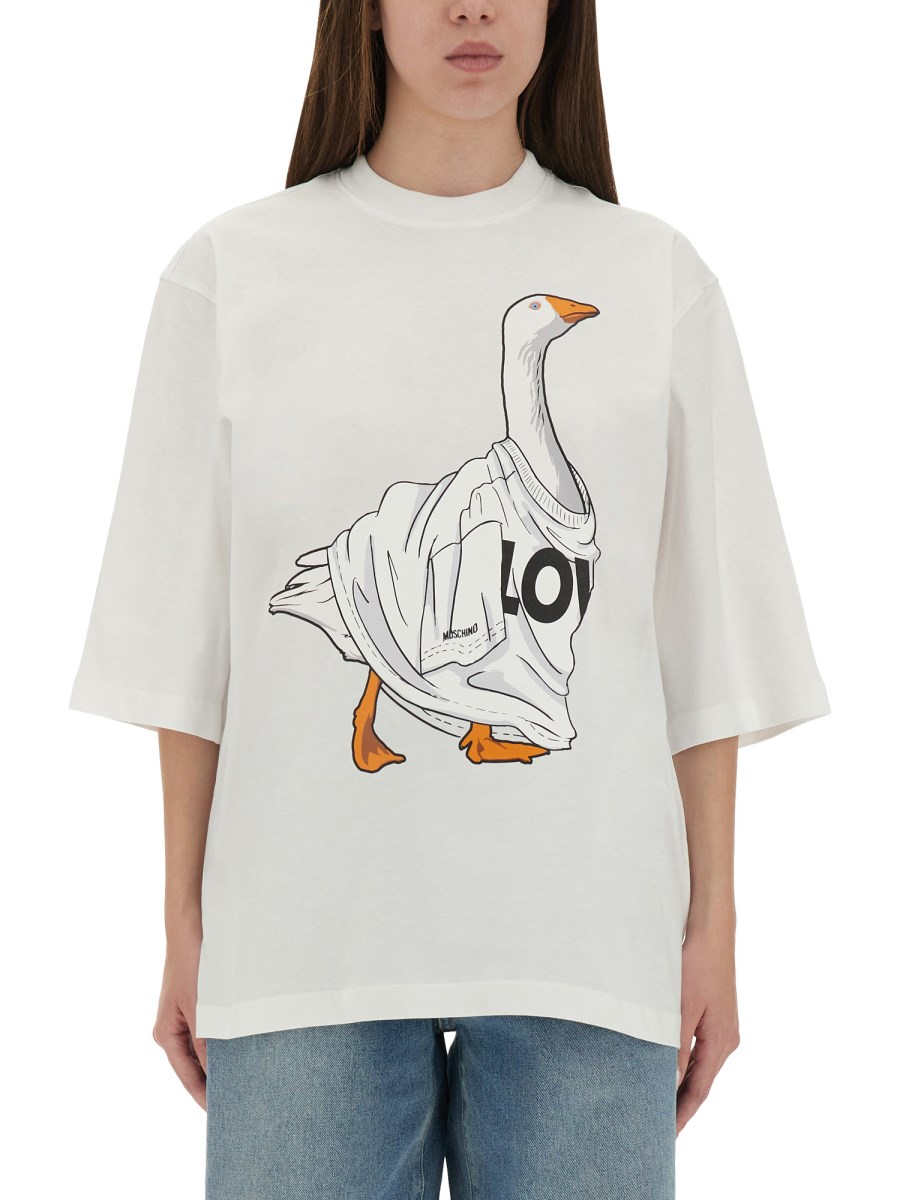 T-SHIRT IN JERSEY GOOSE
