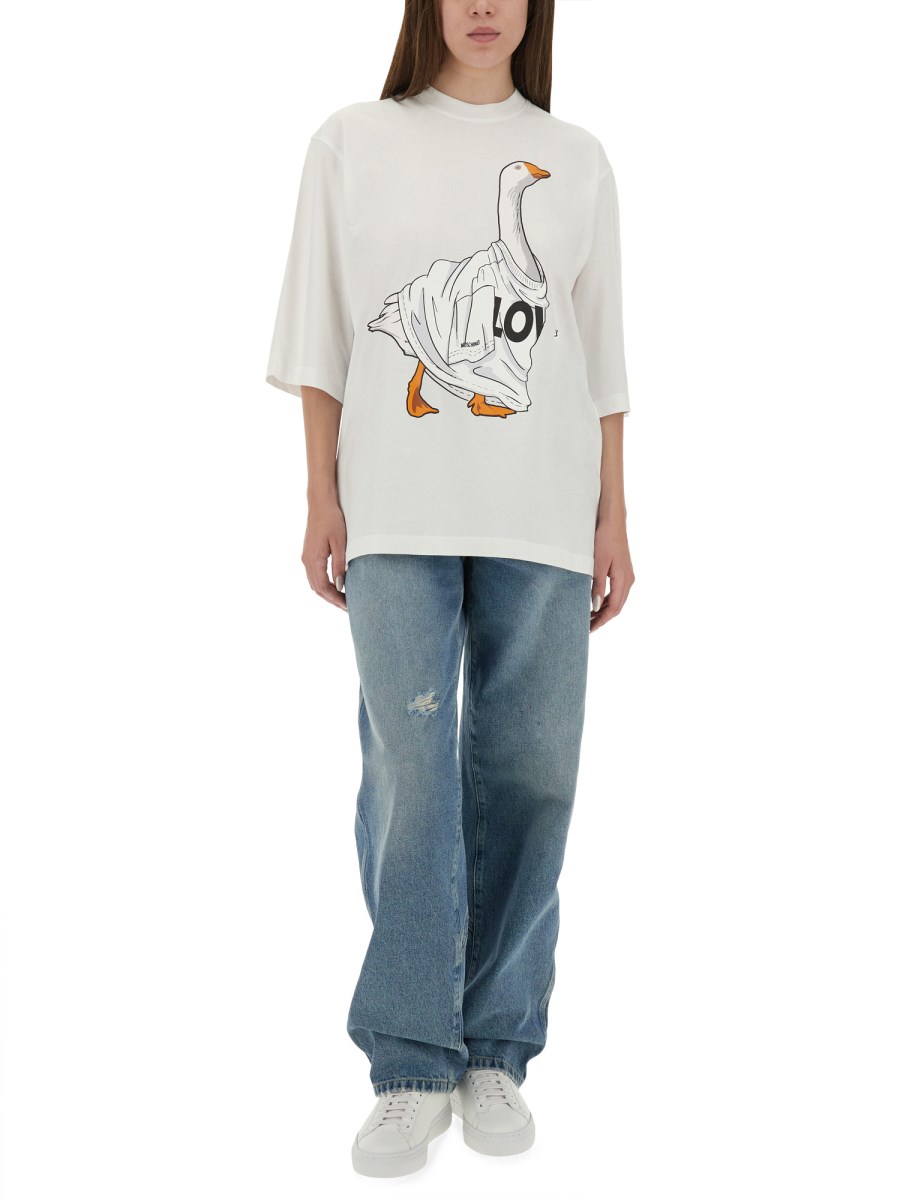 T-SHIRT IN JERSEY GOOSE