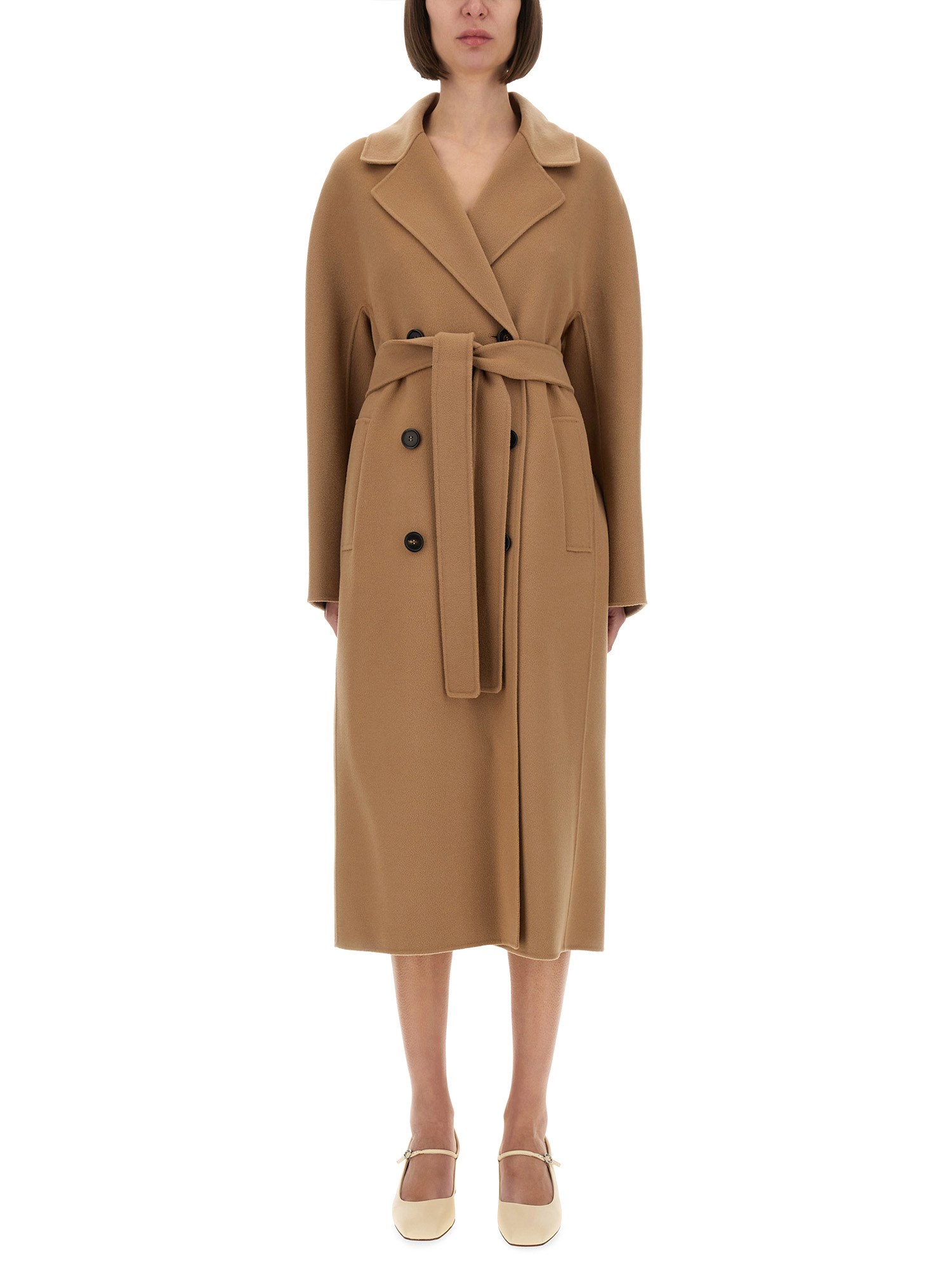 's Max Mara Ettore Virgin Wool Coat In Brown
