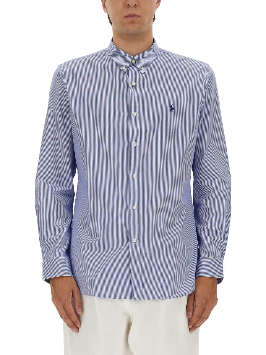CAMICIA IN COTONE CON LOGO