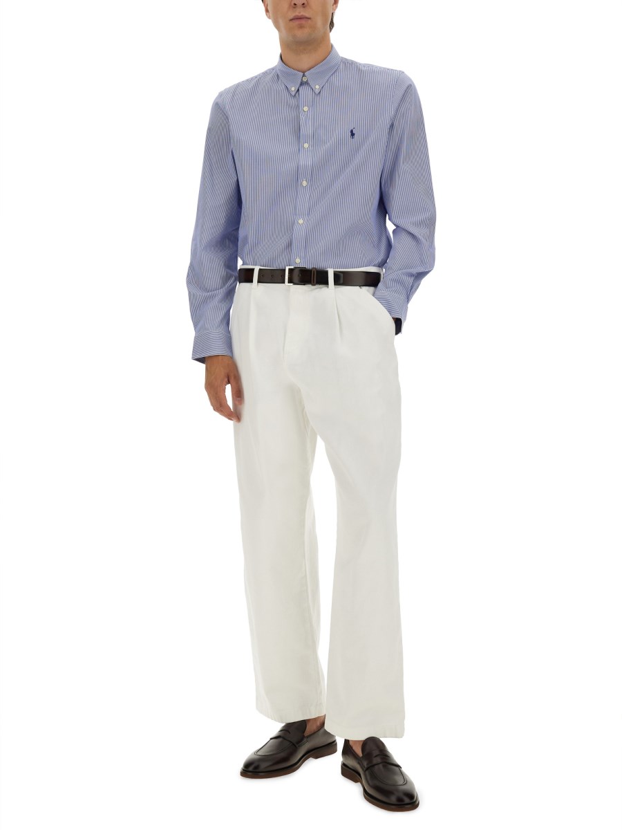 CAMICIA IN COTONE CON LOGO