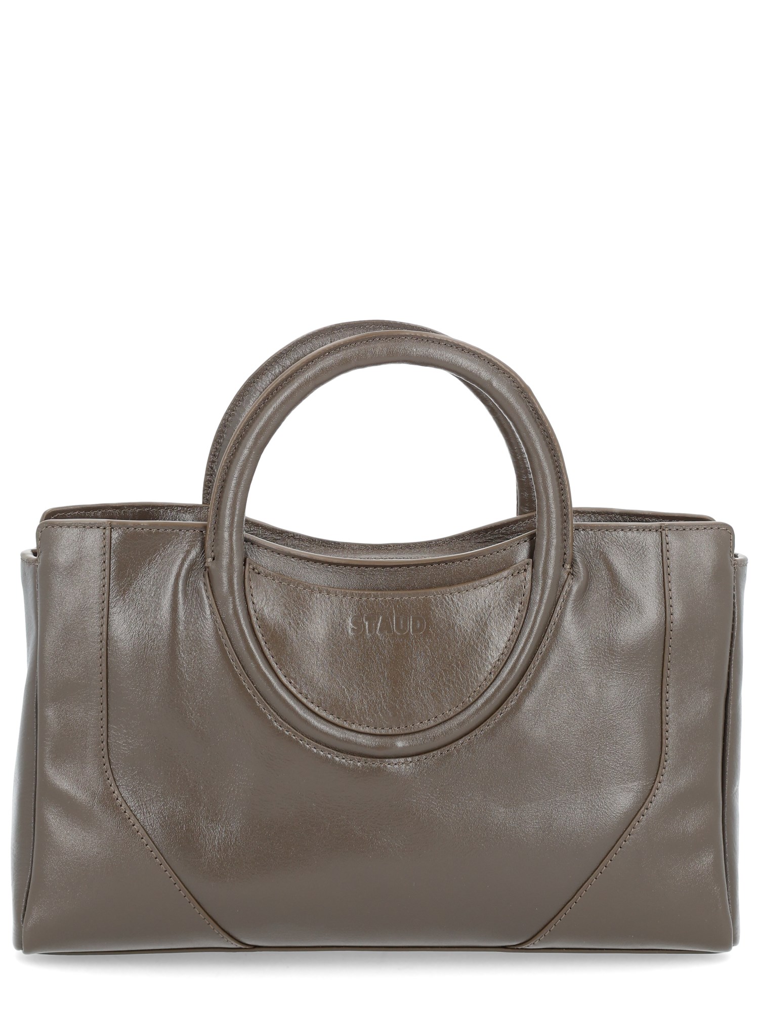 Staud "maude Mini Satchel" Bag In Brown