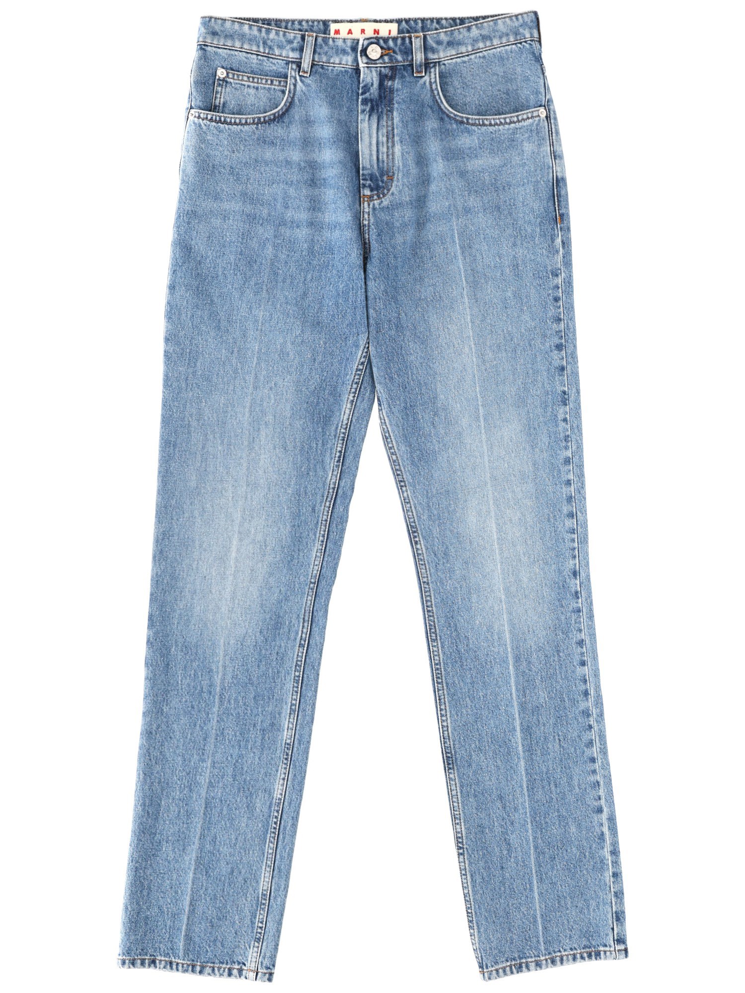 marni cotton denim pants
