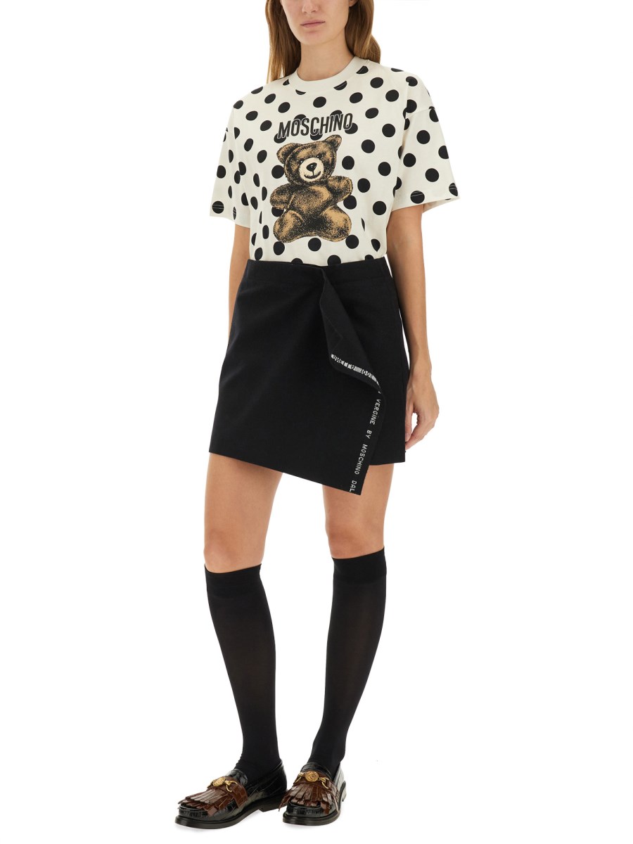 T-SHIRT TEDDY POLKA DOTS