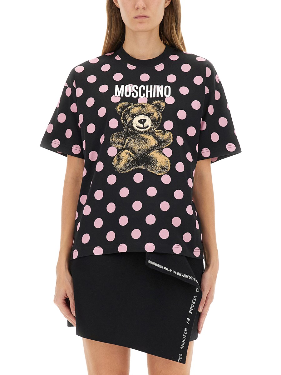 T-SHIRT TEDDY POLKA DOTS