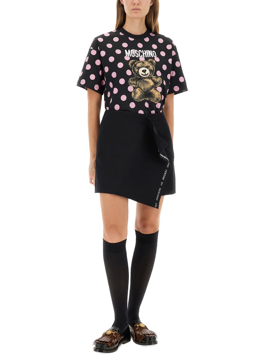 T-SHIRT TEDDY POLKA DOTS