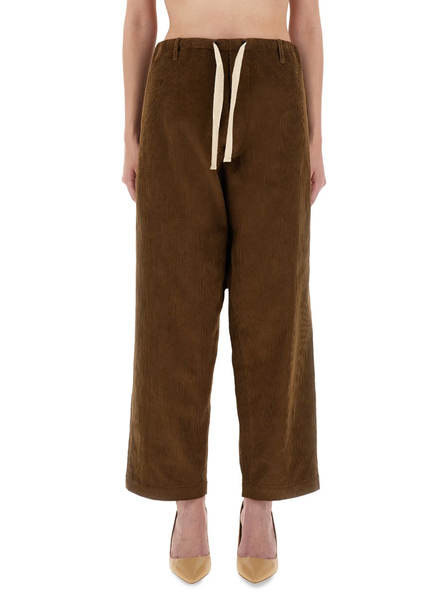 PANTALONE IN VELLUTO A COSTE