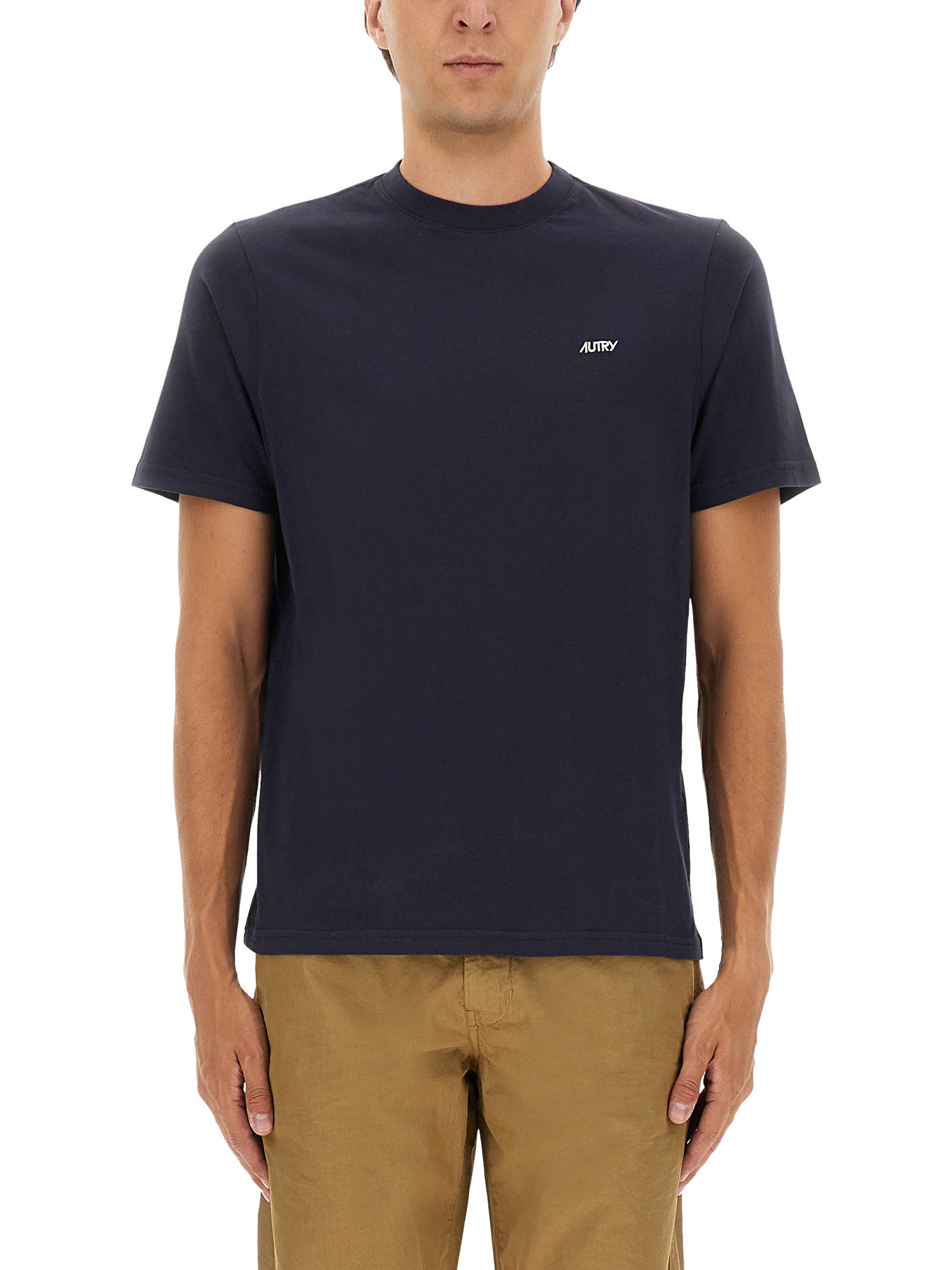 Autry T-shirt With Logo In Black