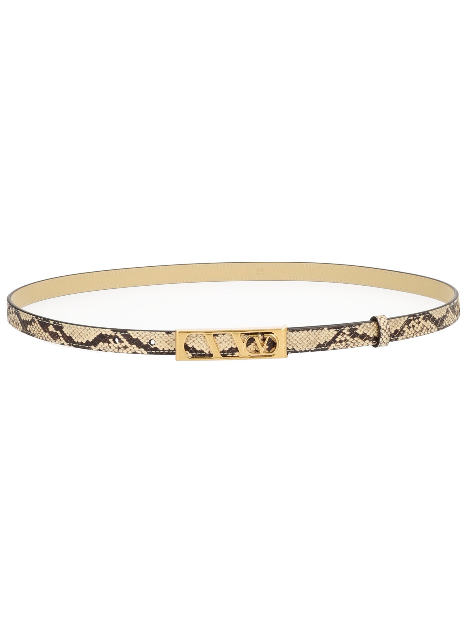 Valentino Garavani "vlogo Signature" Belt In Animal Print