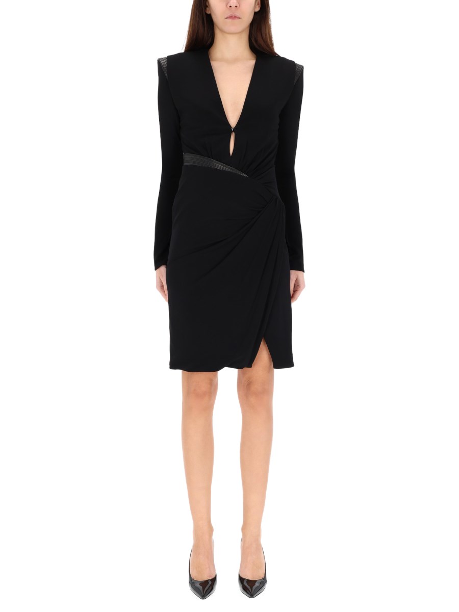 ABITO MINI CON SCOLLO A V