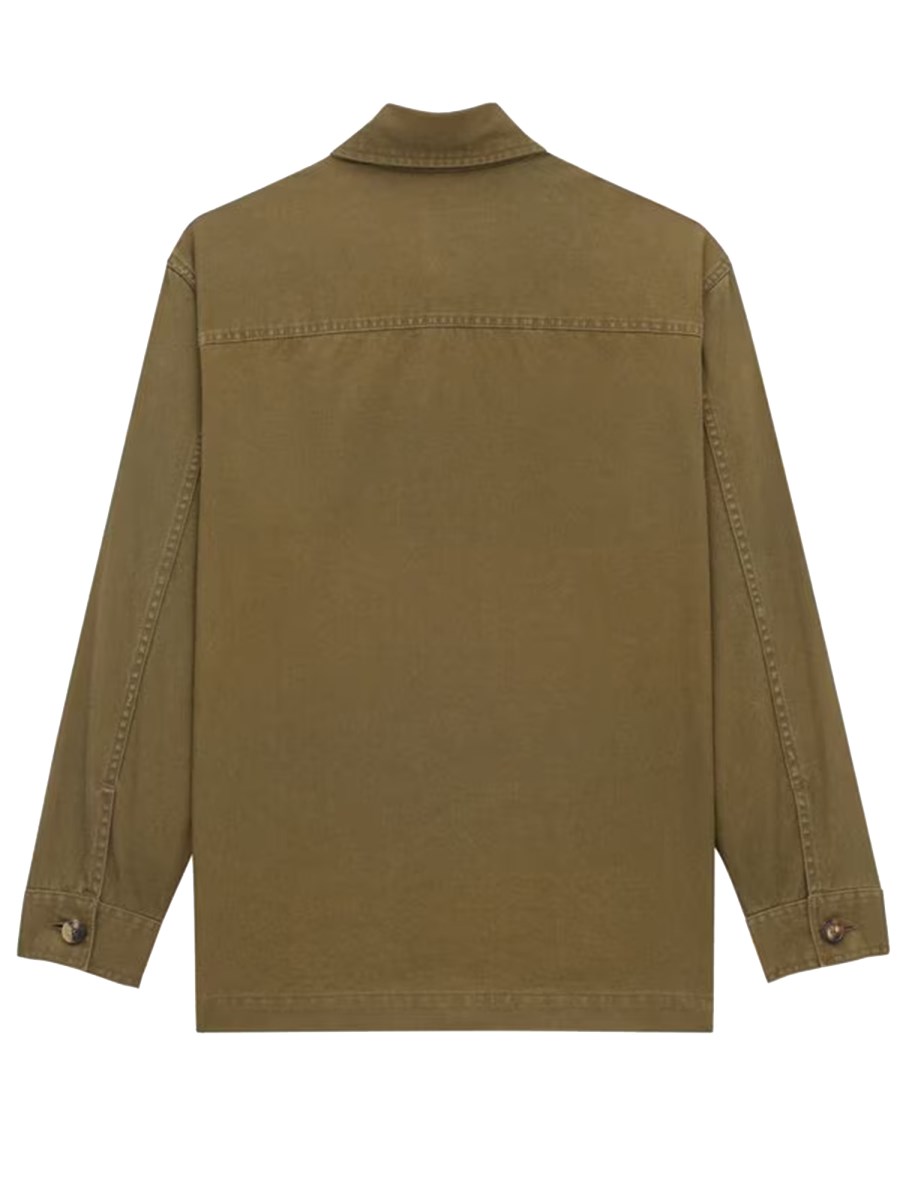 OVERSHIRT CASSANDRE IN GABARDINE DI COTONE E LINO