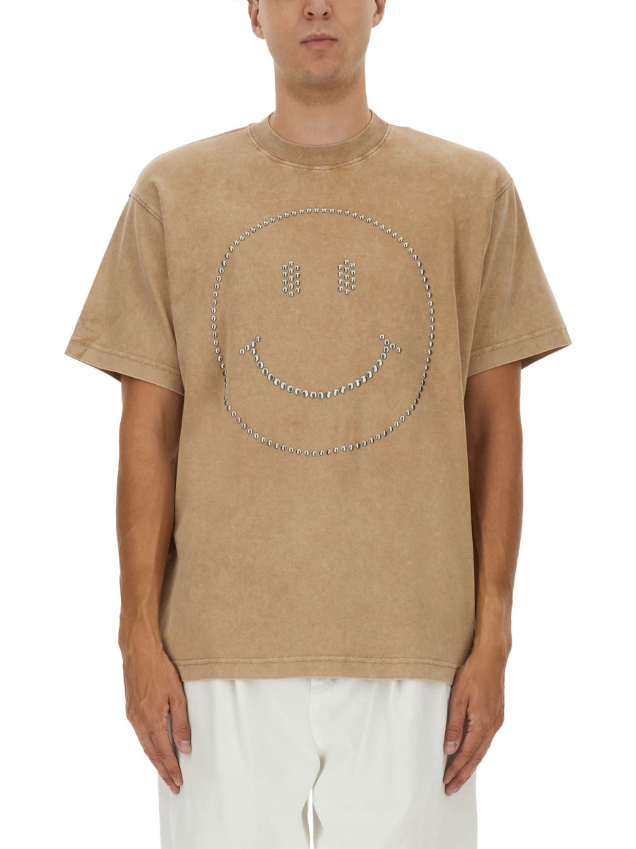T-SHIRT IN COTONE PESANTE SMILEY®