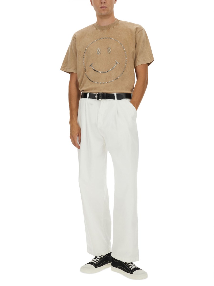 T-SHIRT IN COTONE PESANTE SMILEY®