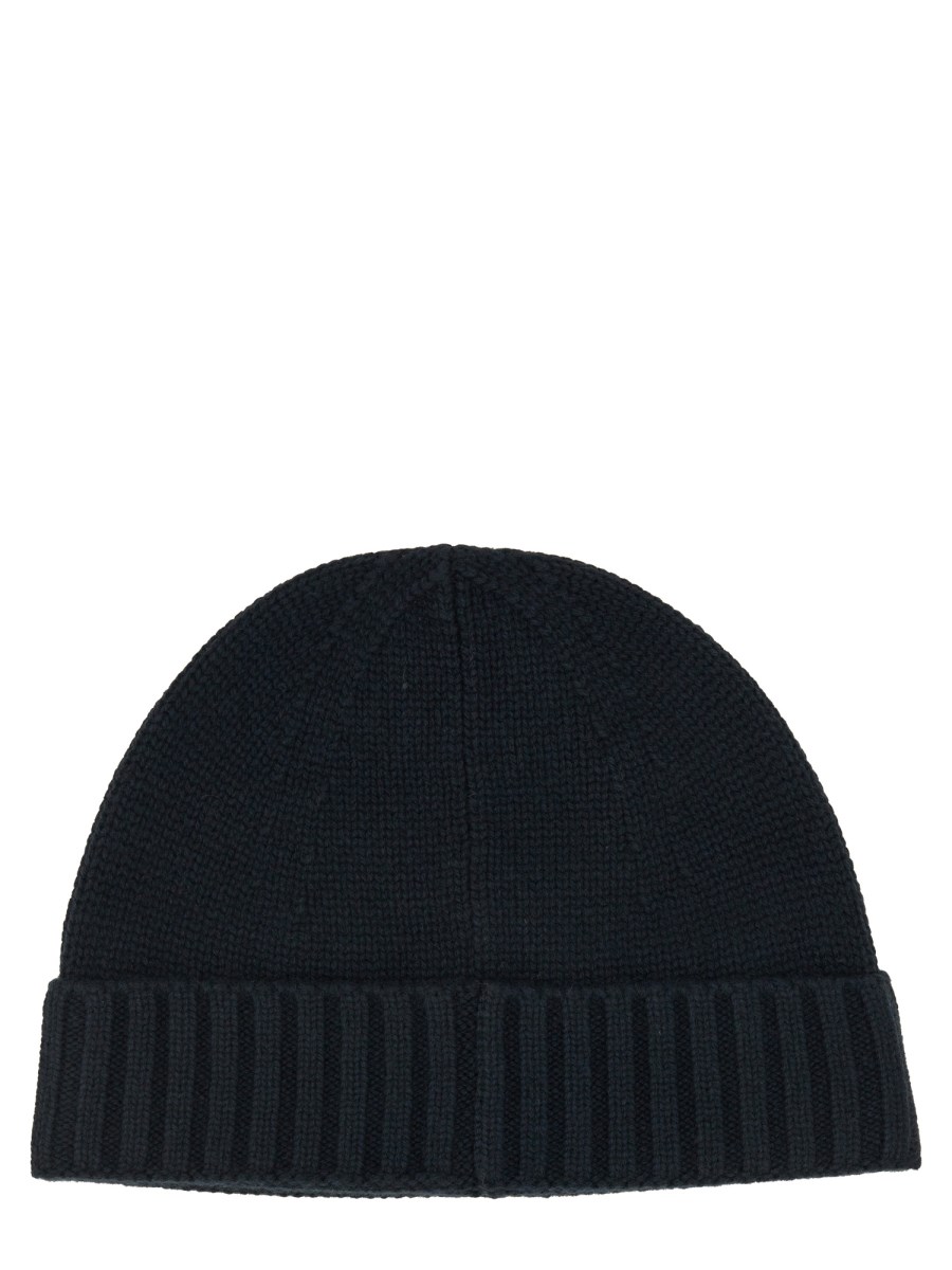 BERRETTO IN CASHMERE CON LOGO