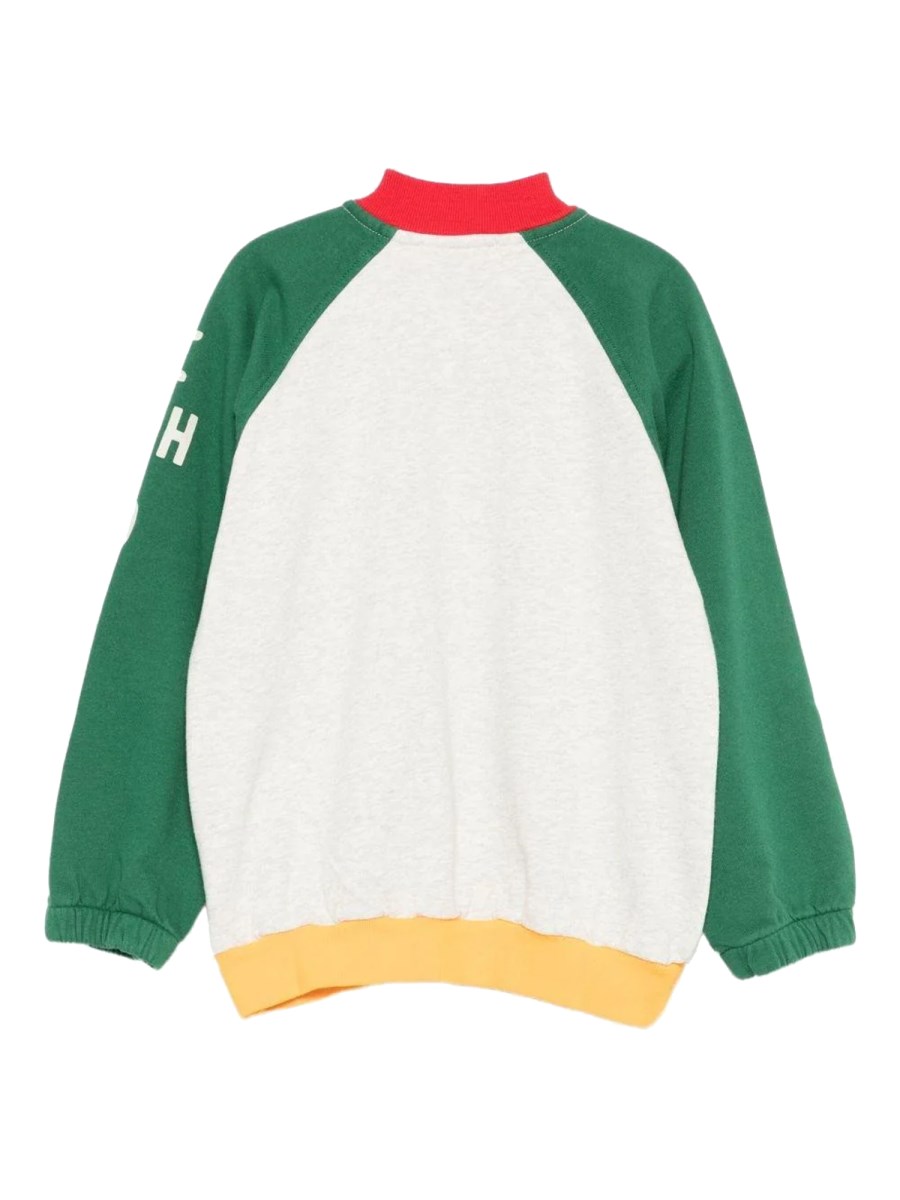 FELPA CON ZIP COLOR BLOCK 